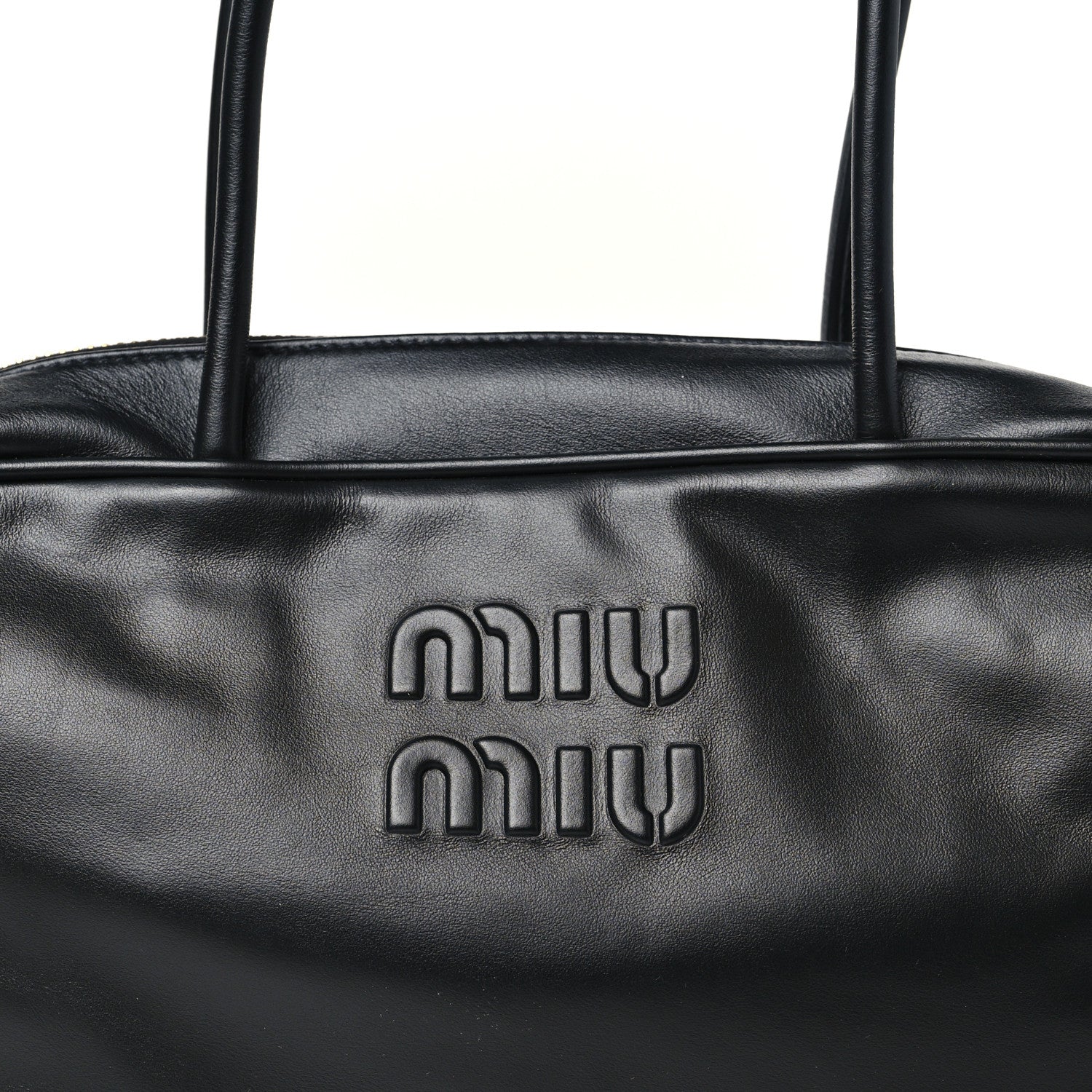 Calfskin Softy Medium Beau Top Handle Bag Black