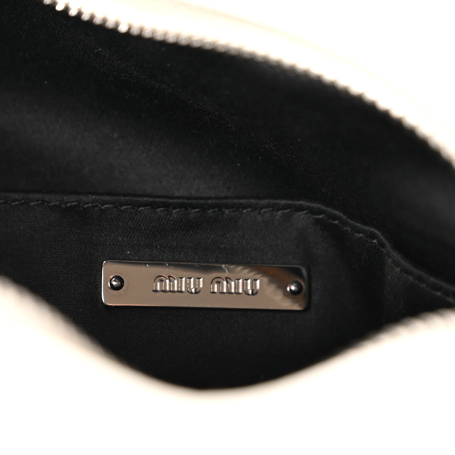 Vitello Soft Calfskin Crystal Embellished Solitaire Camera Bag White