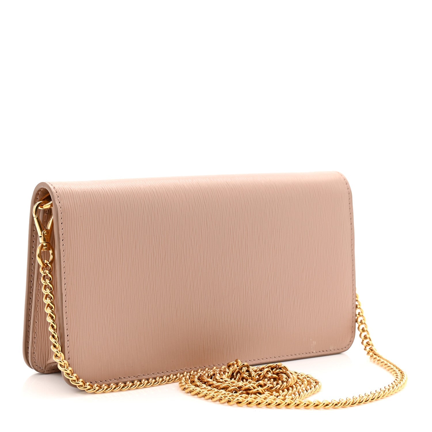 Vitello Move Triangle Logo Miniborse Cipria