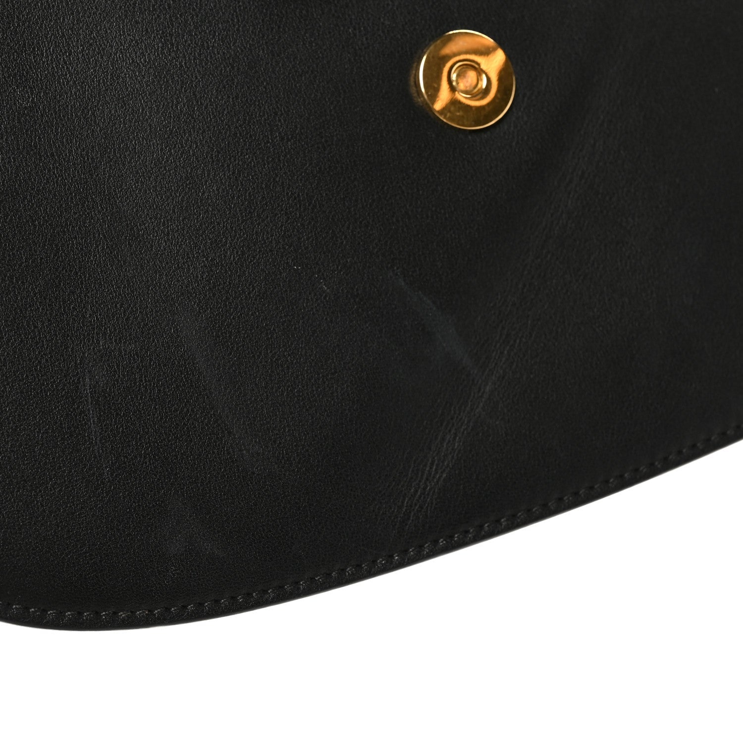 Smooth Calfskin Supervee Shoulder Bag Black