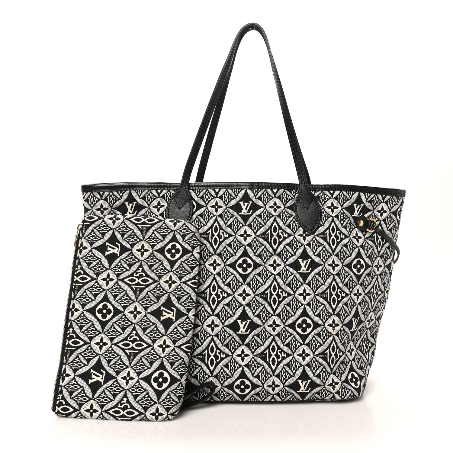 Jacquard Since 1854 Neverfull MM Grey
