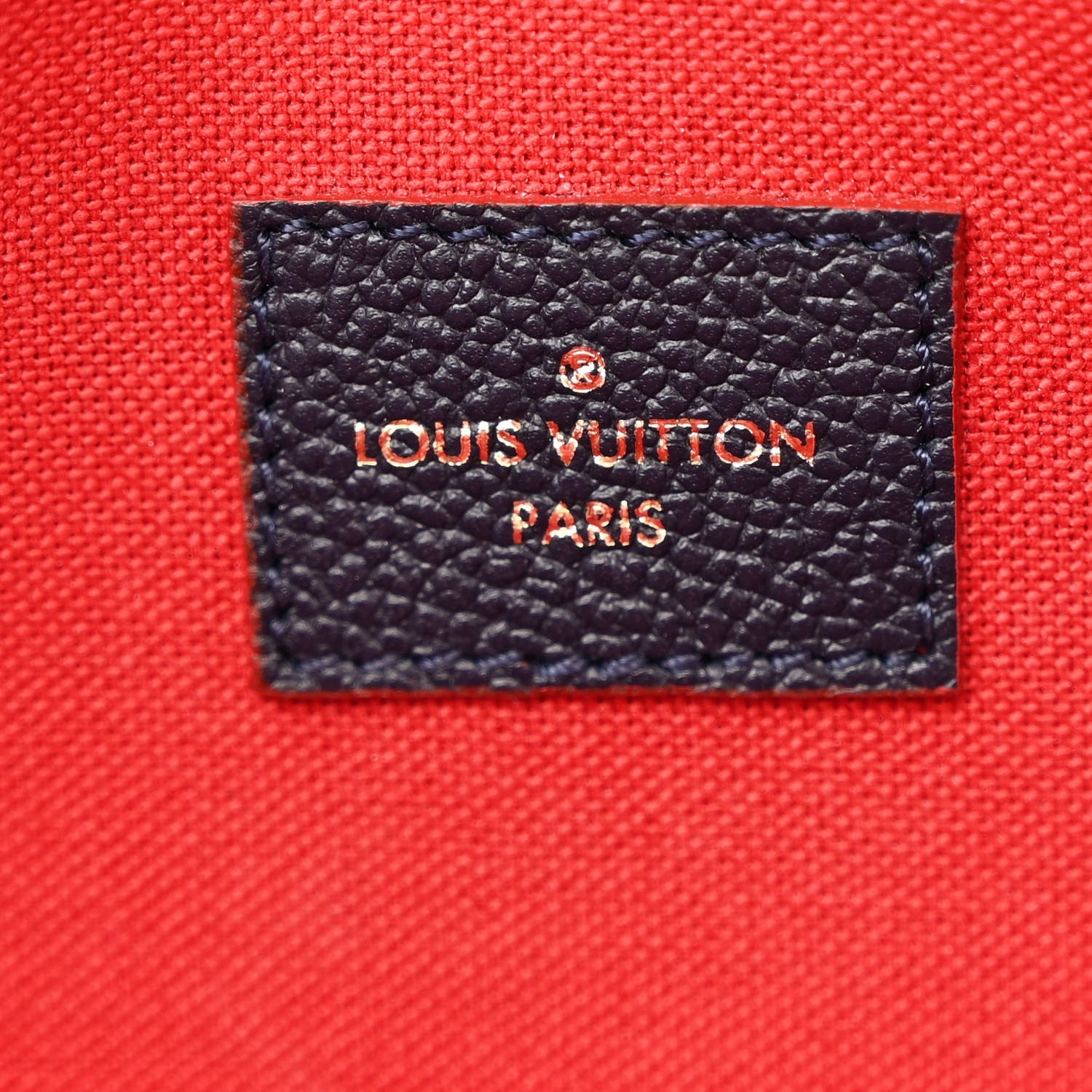 Empreinte Pochette Felicie Chain Wallet Marine Rouge