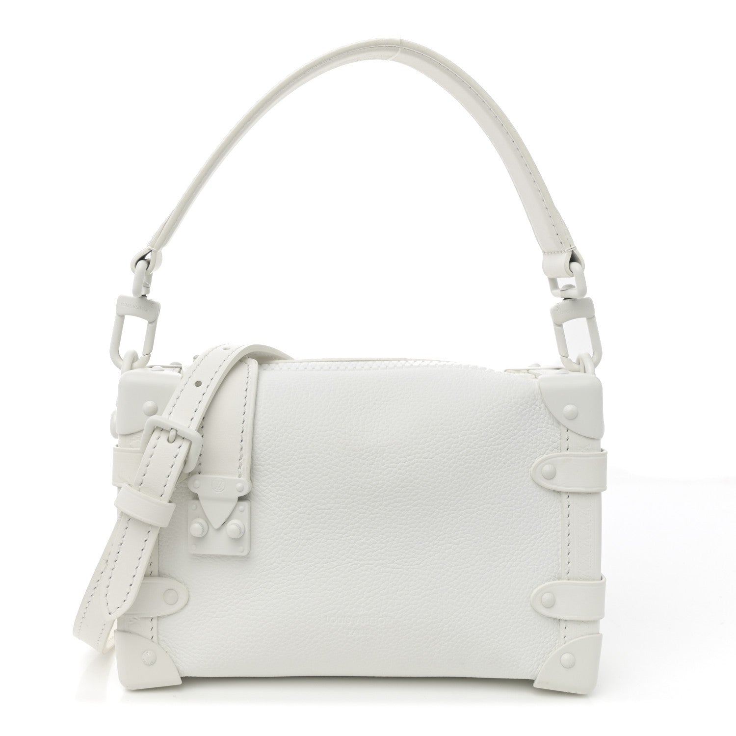 Calfskin Side Trunk PM Off White