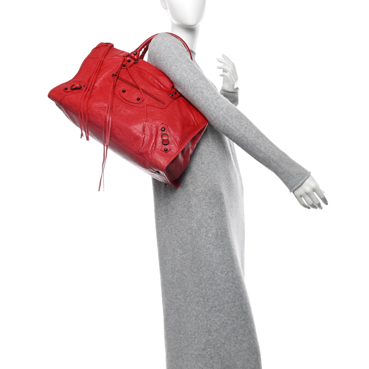 Agneau Classic Hardware Work Rouge Coquelicot