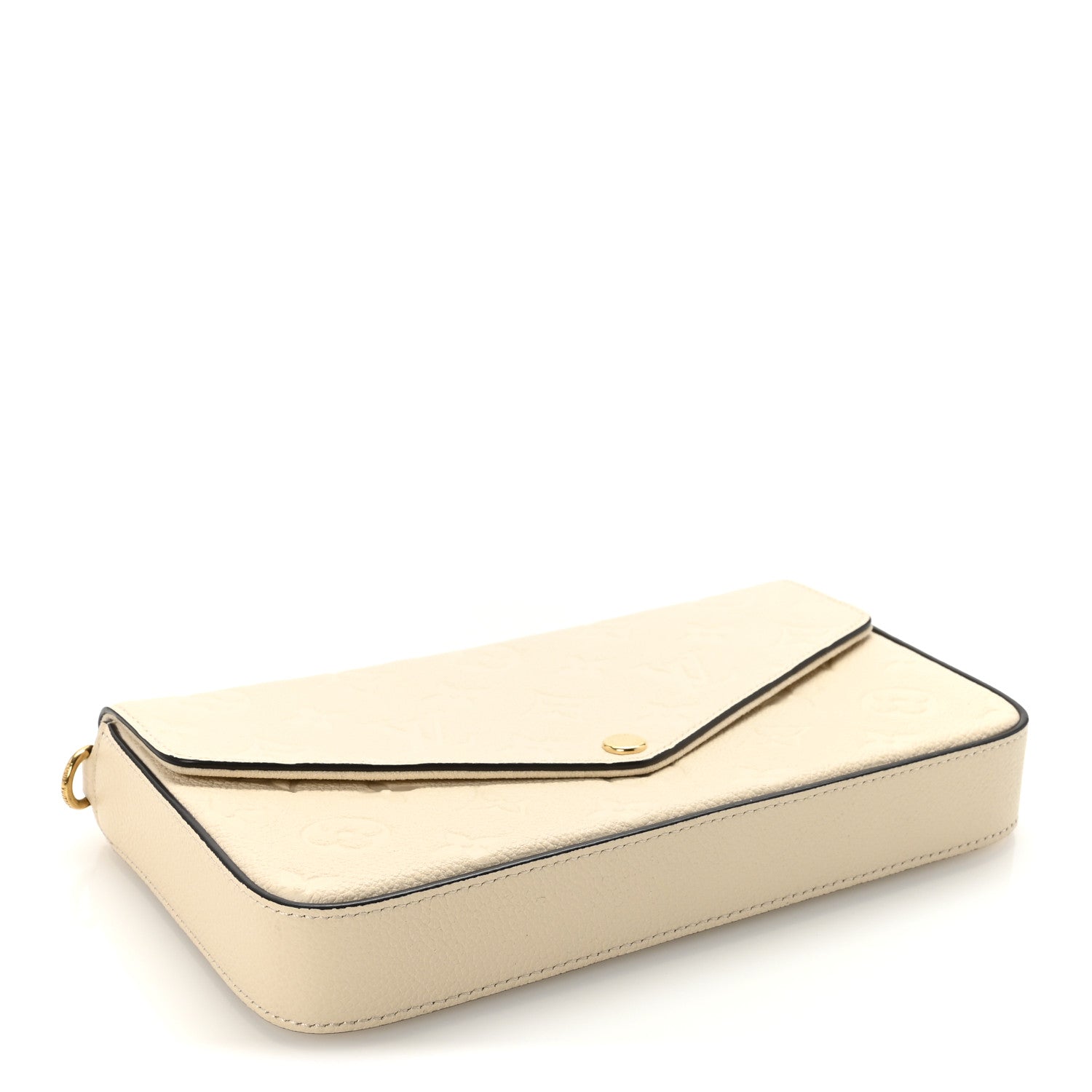 Empreinte Pochette Felicie Chain Wallet Cream