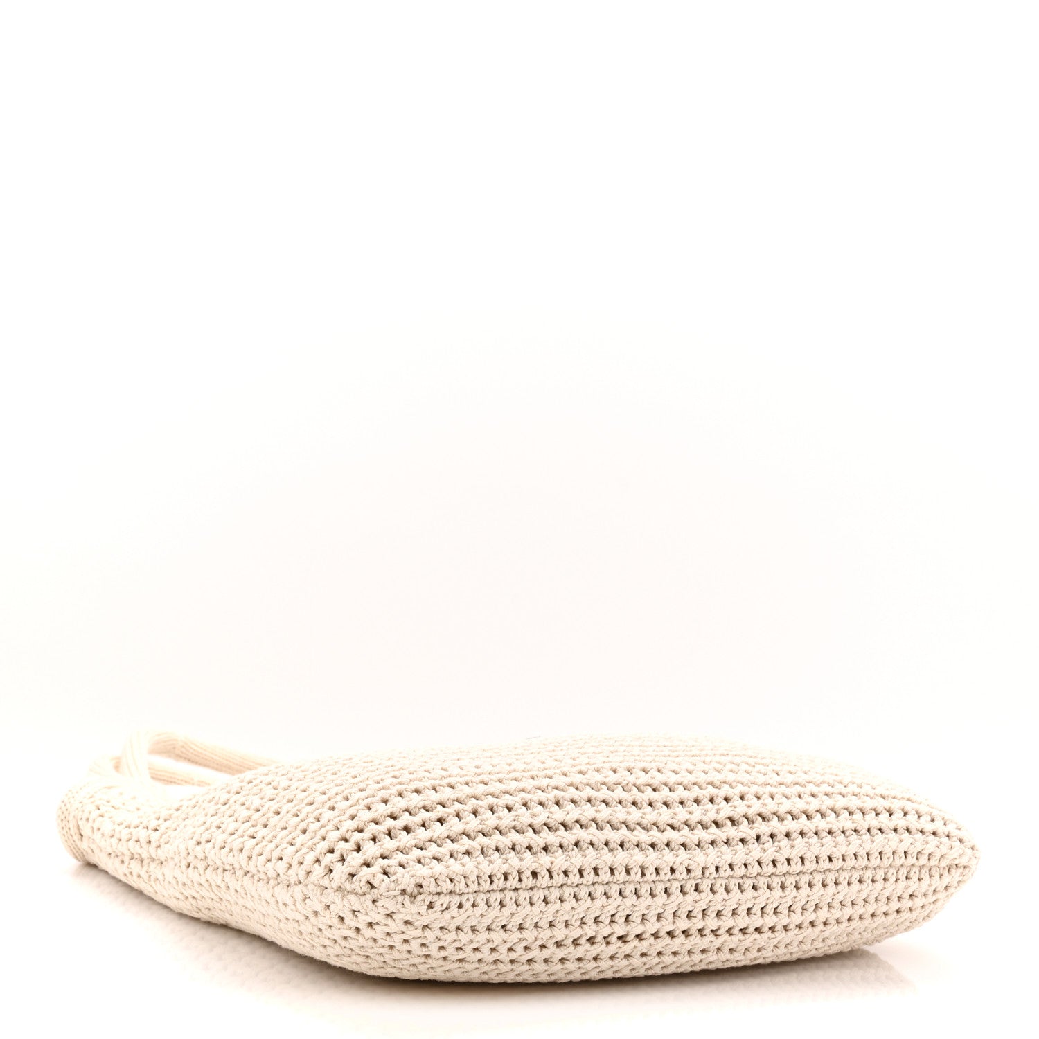 Cotton Crochet Ivy Bag Chalk White Black