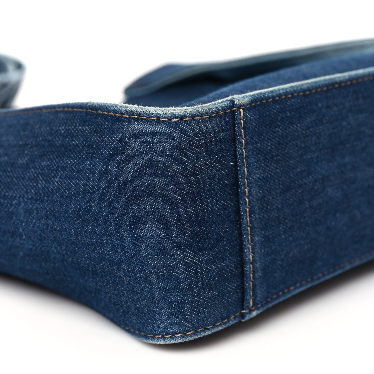 Eco Alter Denim Perforated Logo Mini Crossbody Orion Blue