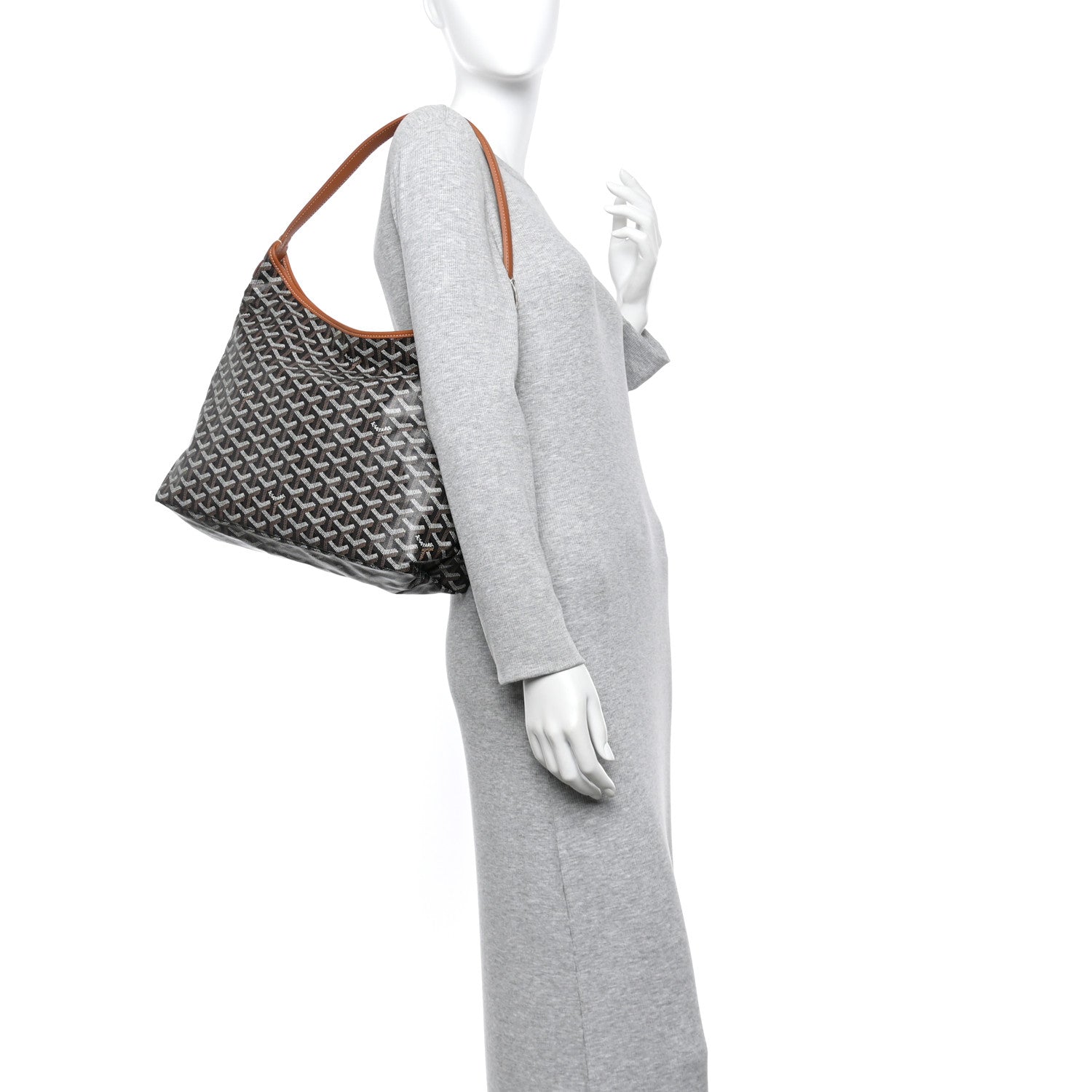 Goyardine Boheme Hobo Black Gold