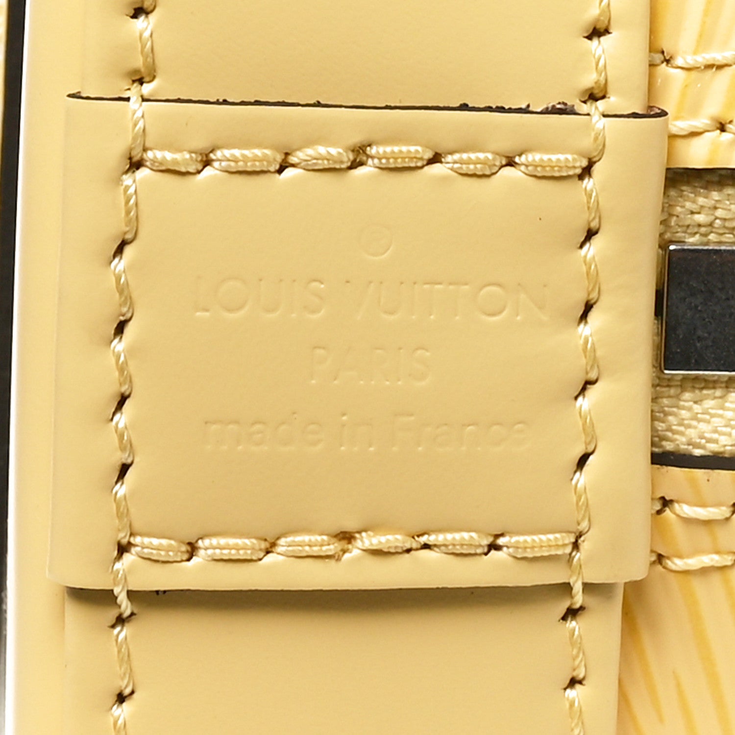 Epi Jacquard Alma BB Jaune Plume