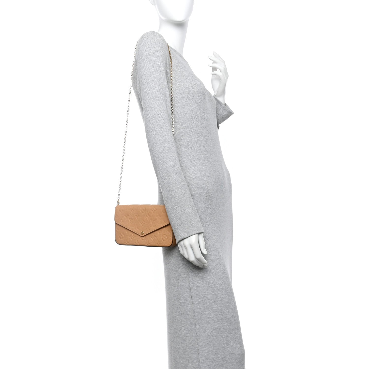 Empreinte Pochette Felicie Chain Wallet Papyrus