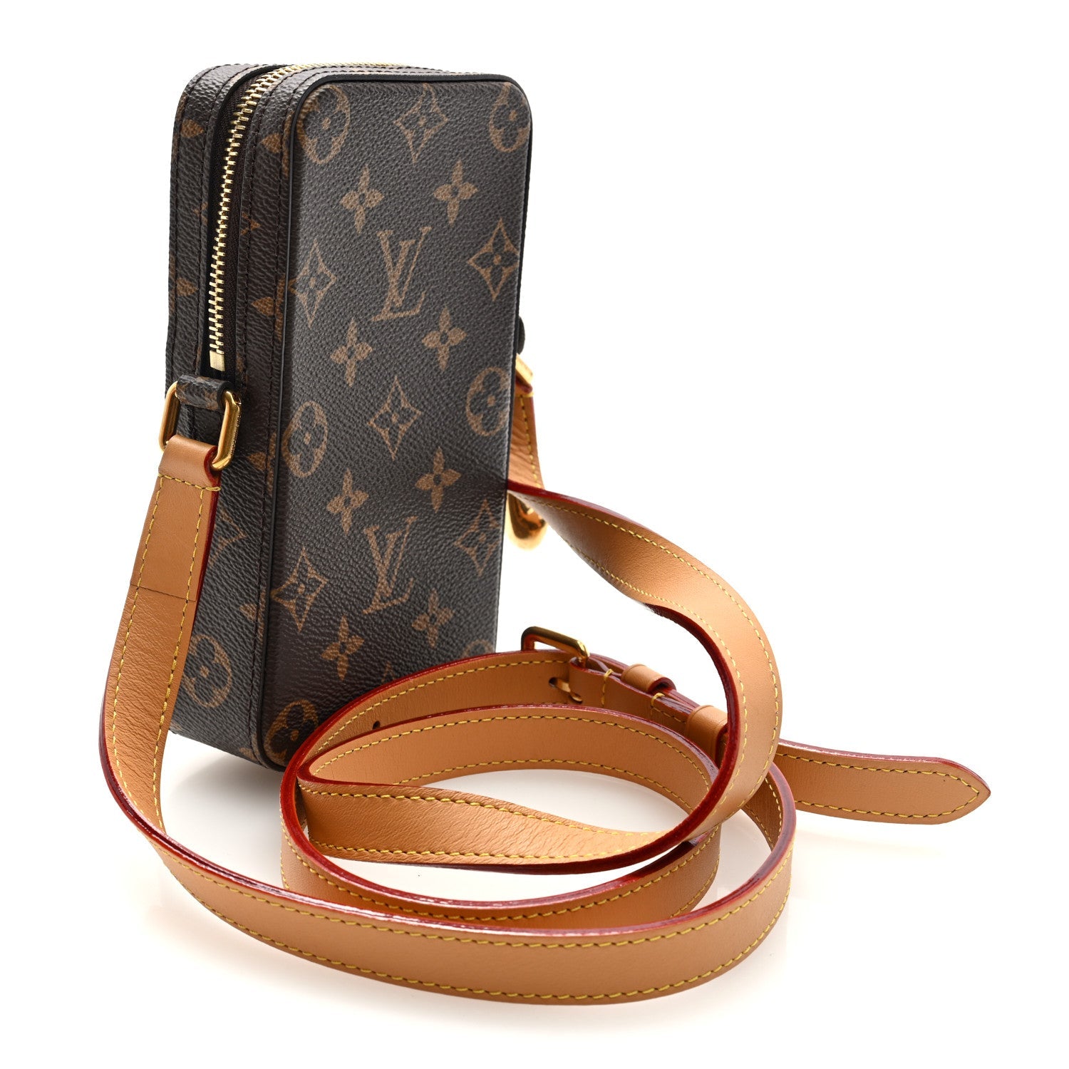 Calfskin Monogram Music Player Wearable Wallet