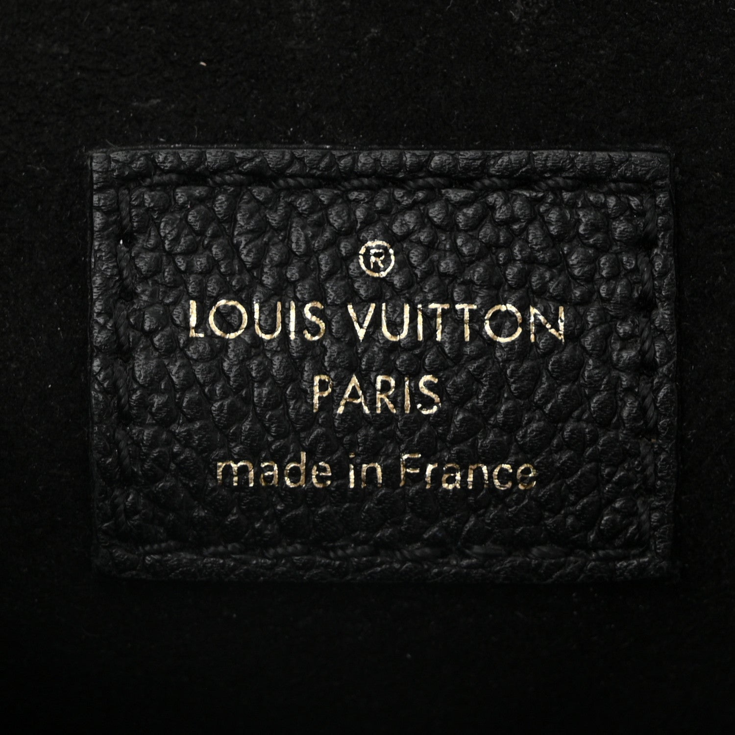 Empreinte Monogram Giant Tiny Backpack Black