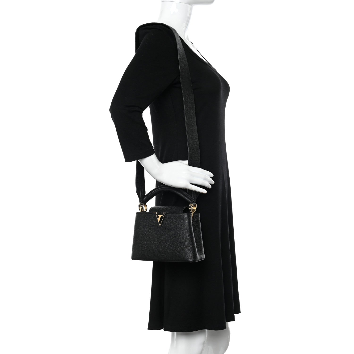 Taurillon Mini Capucines Black