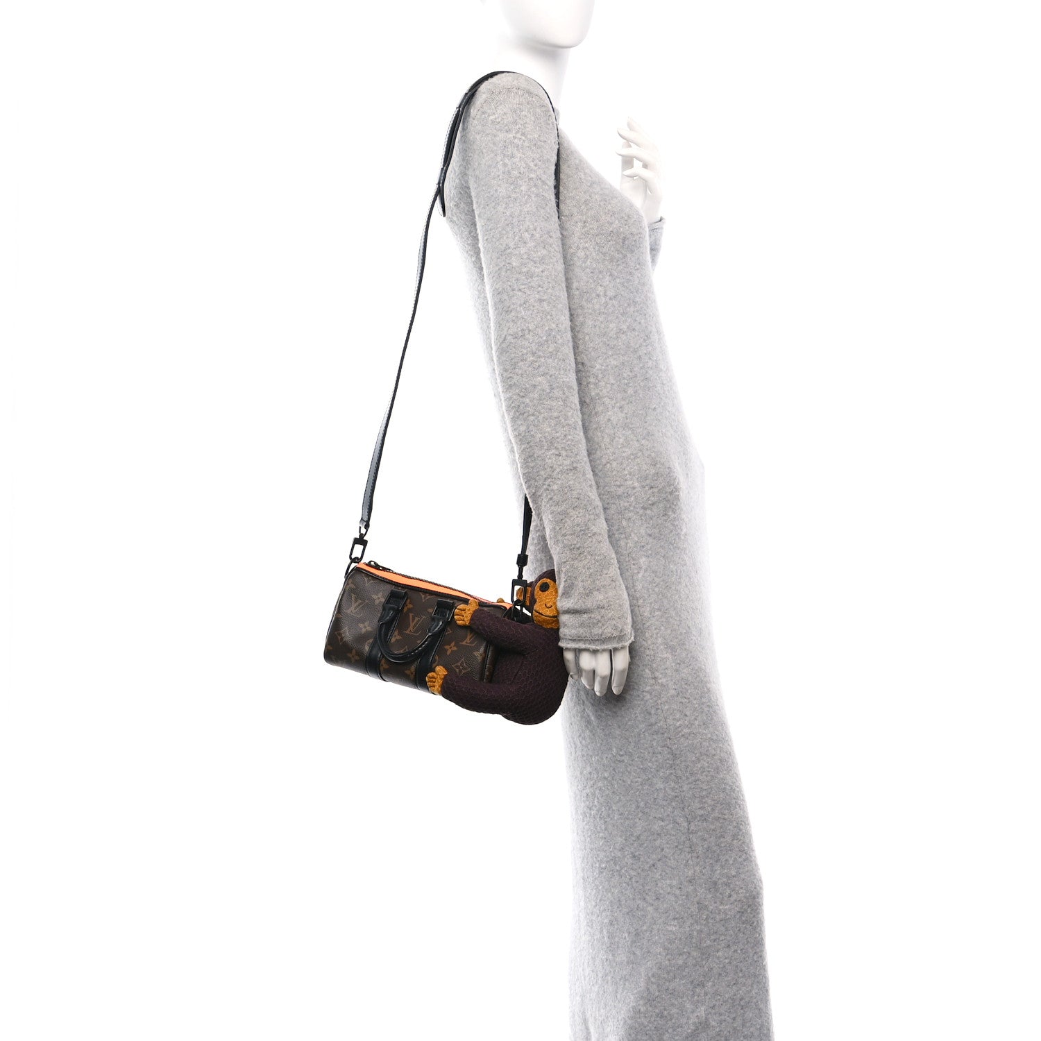 Monogram Monkey Puppet LV Friends Keepall XS