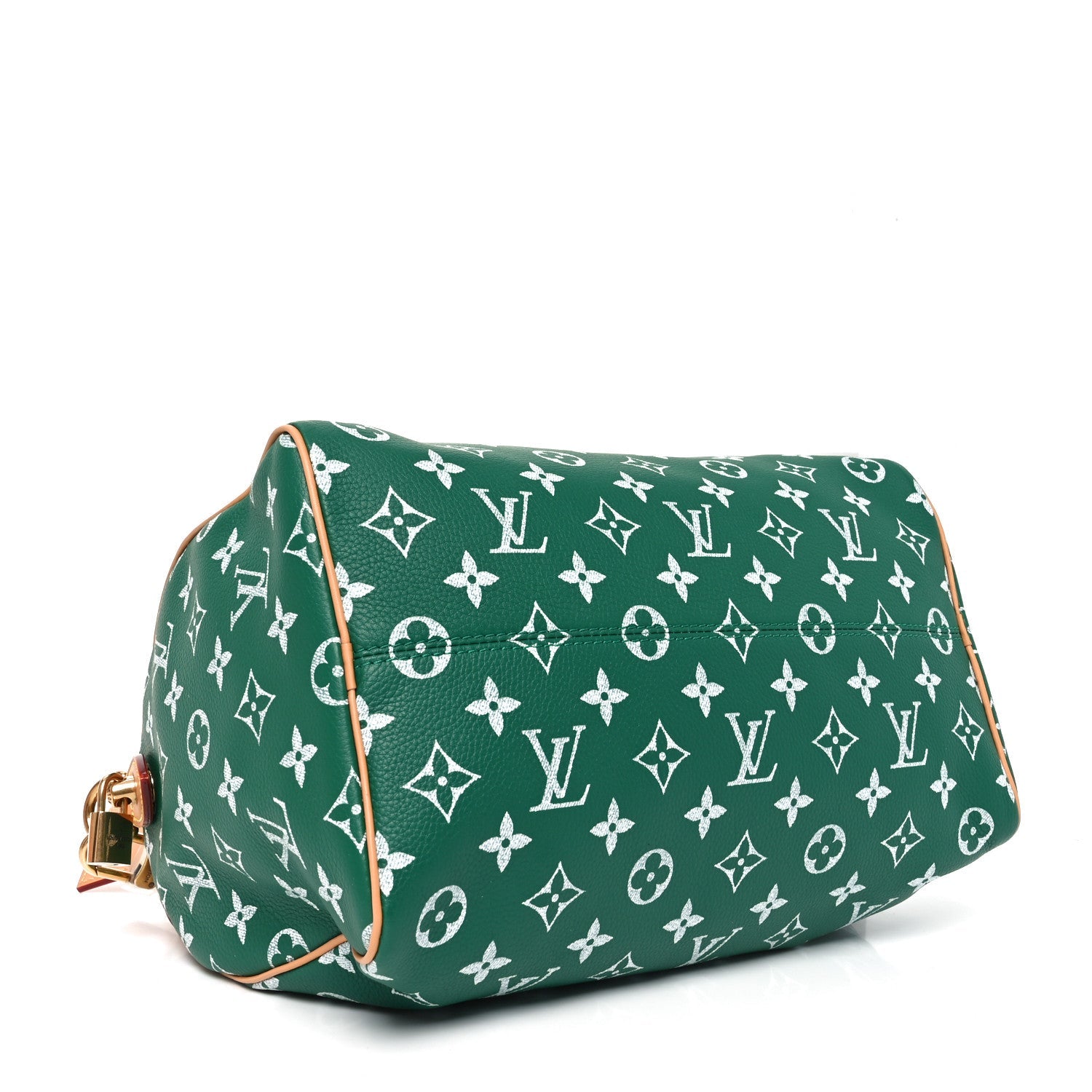 Calfskin Monogram Speedy P9 Bandouliere 30 Green