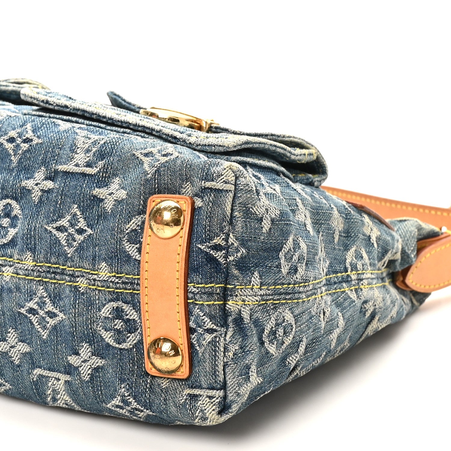 Monogram Denim Baggy PM Blue