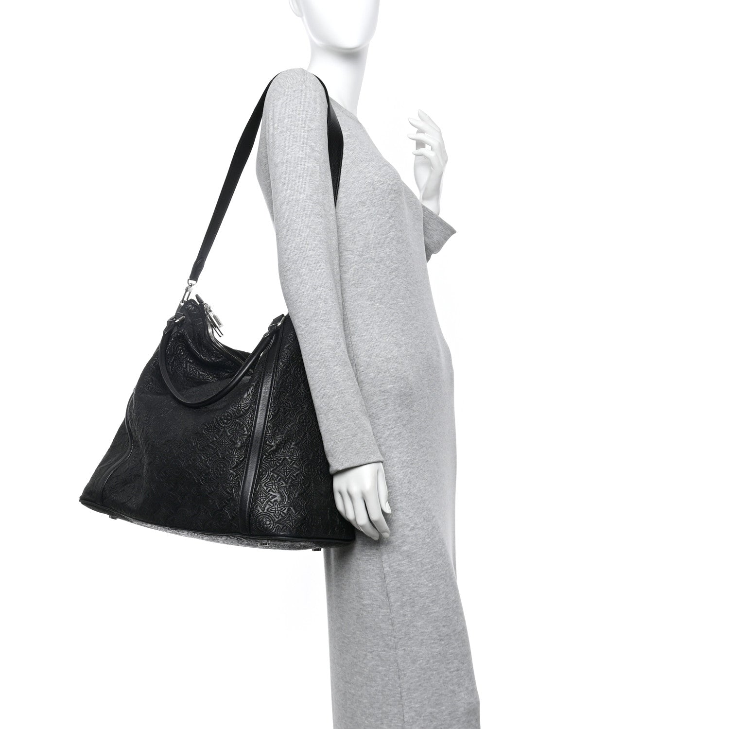 Monogram Lambskin Antheia Ixia GM Black