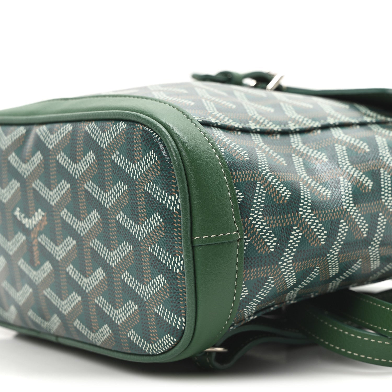 Goyardine Calfskin Mini Alpin Backpack Green