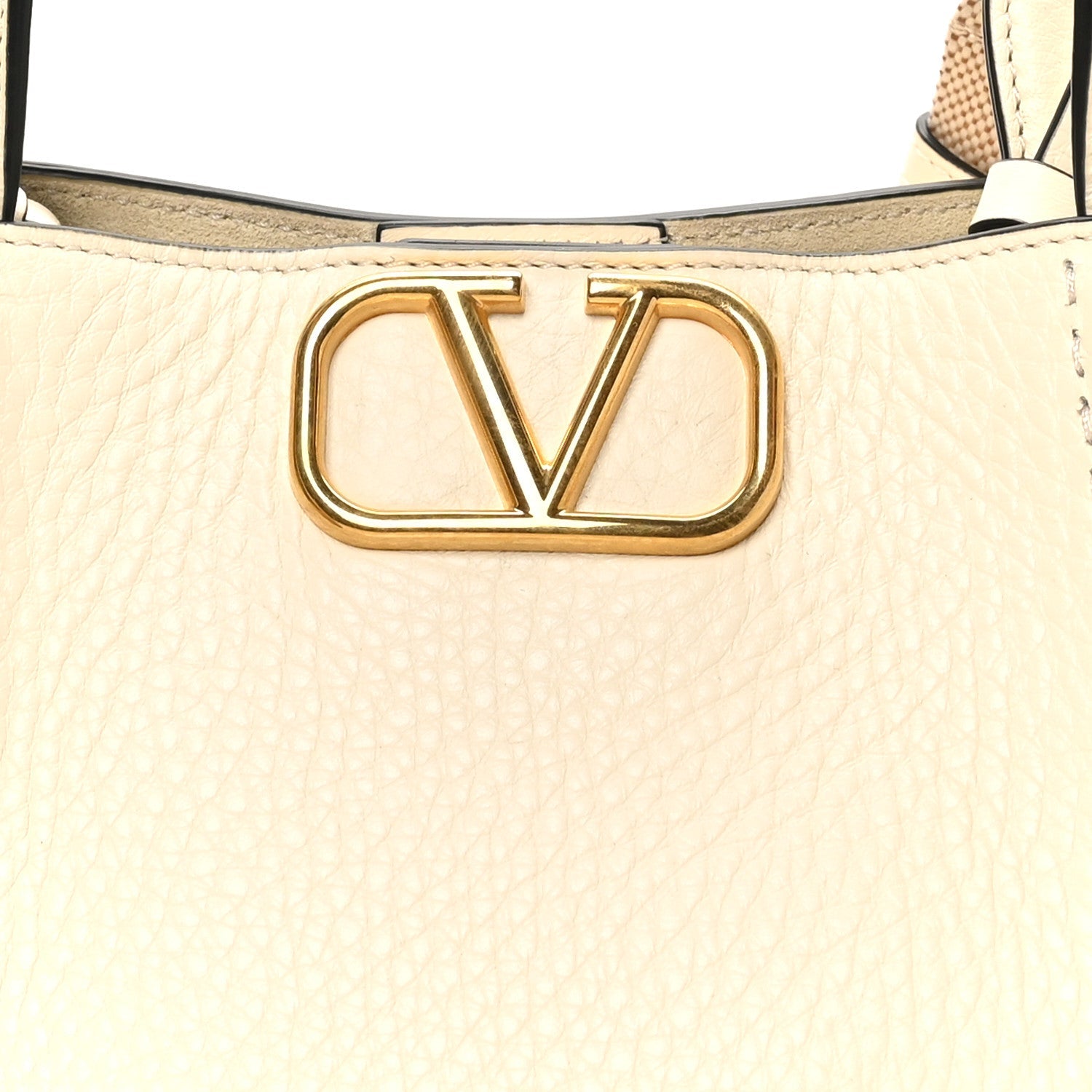 Soft Grainy Calfskin Alltime Small Handbag Ivory