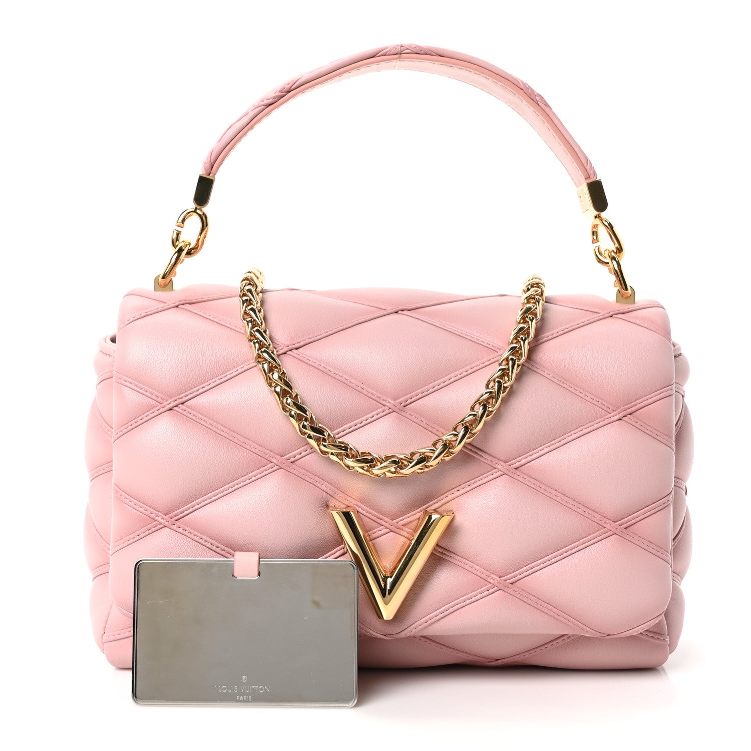 Lambskin Malletage Top Handle GO-14 MM Rosabella