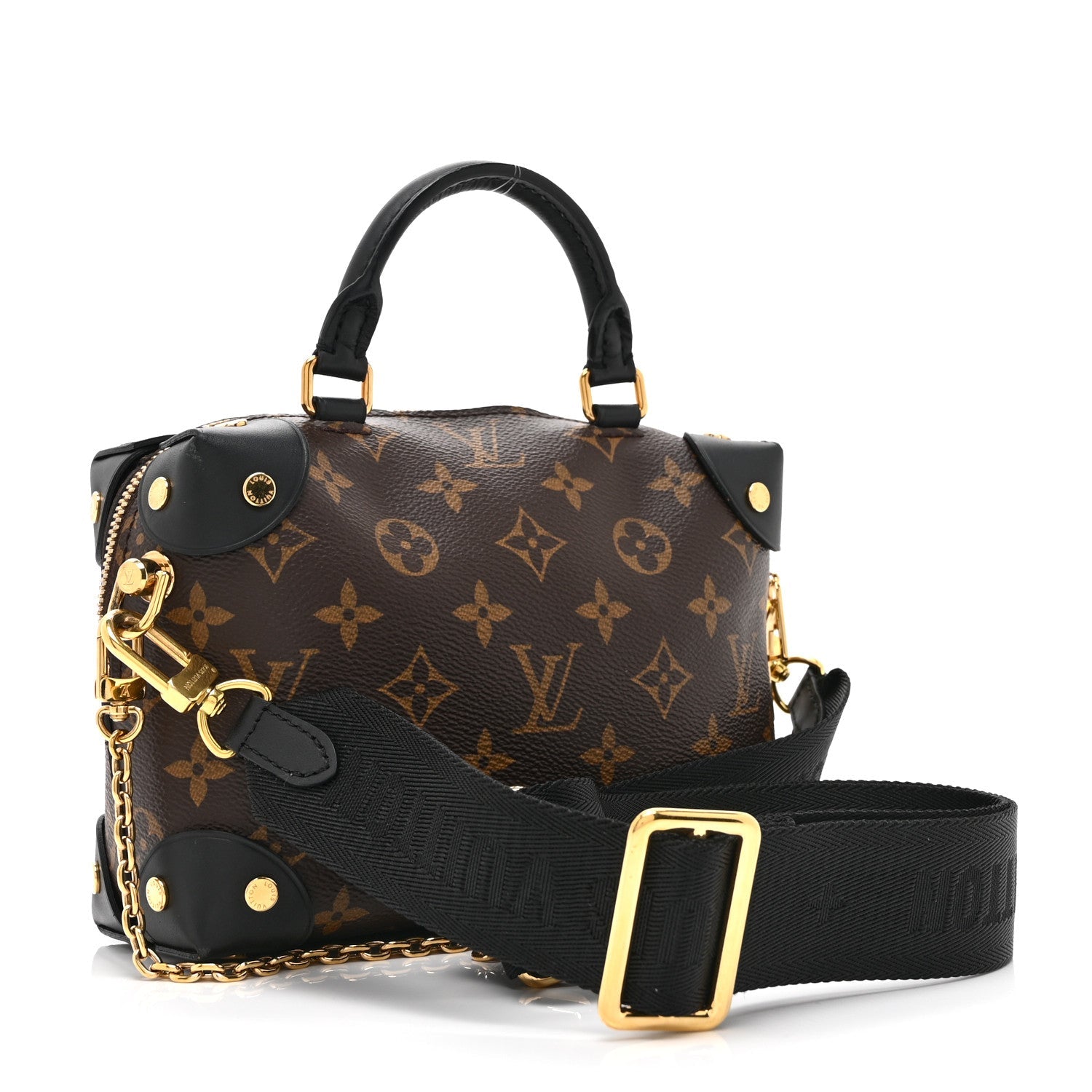 Monogram Petite Malle Souple Black