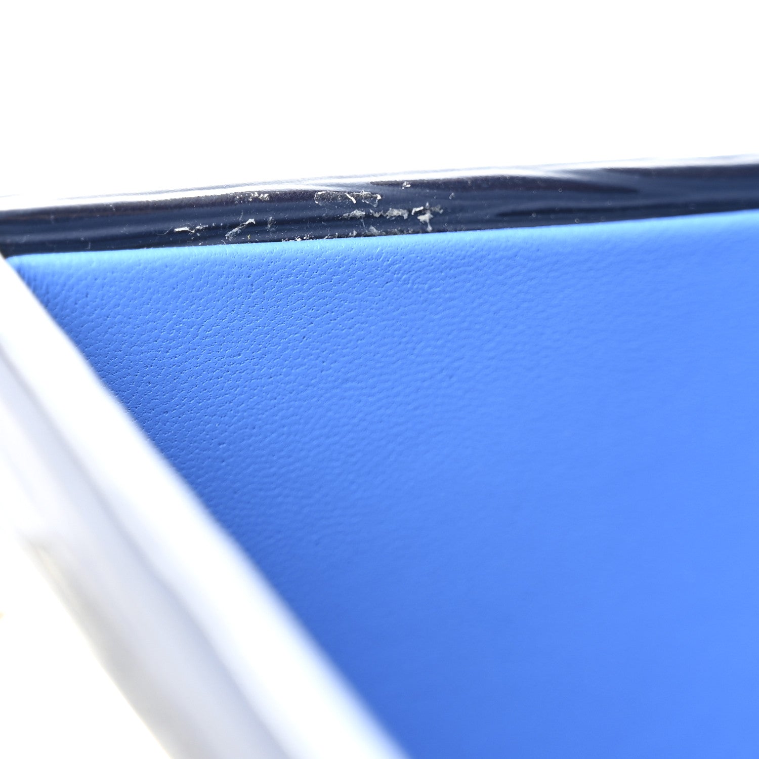 Epi Bleecker Box Indigo Coquelicot