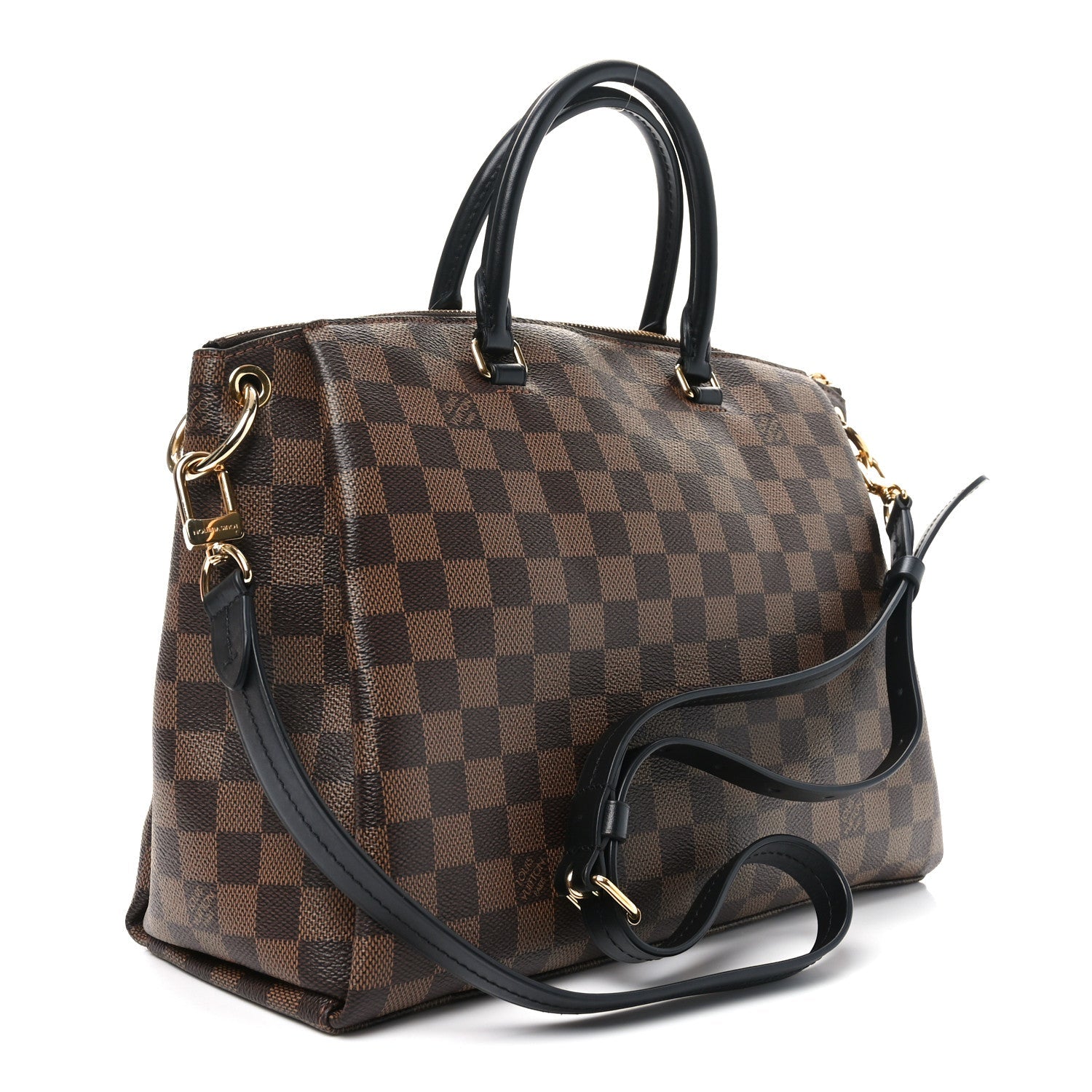 Damier Ebene Odeon Tote MM Black