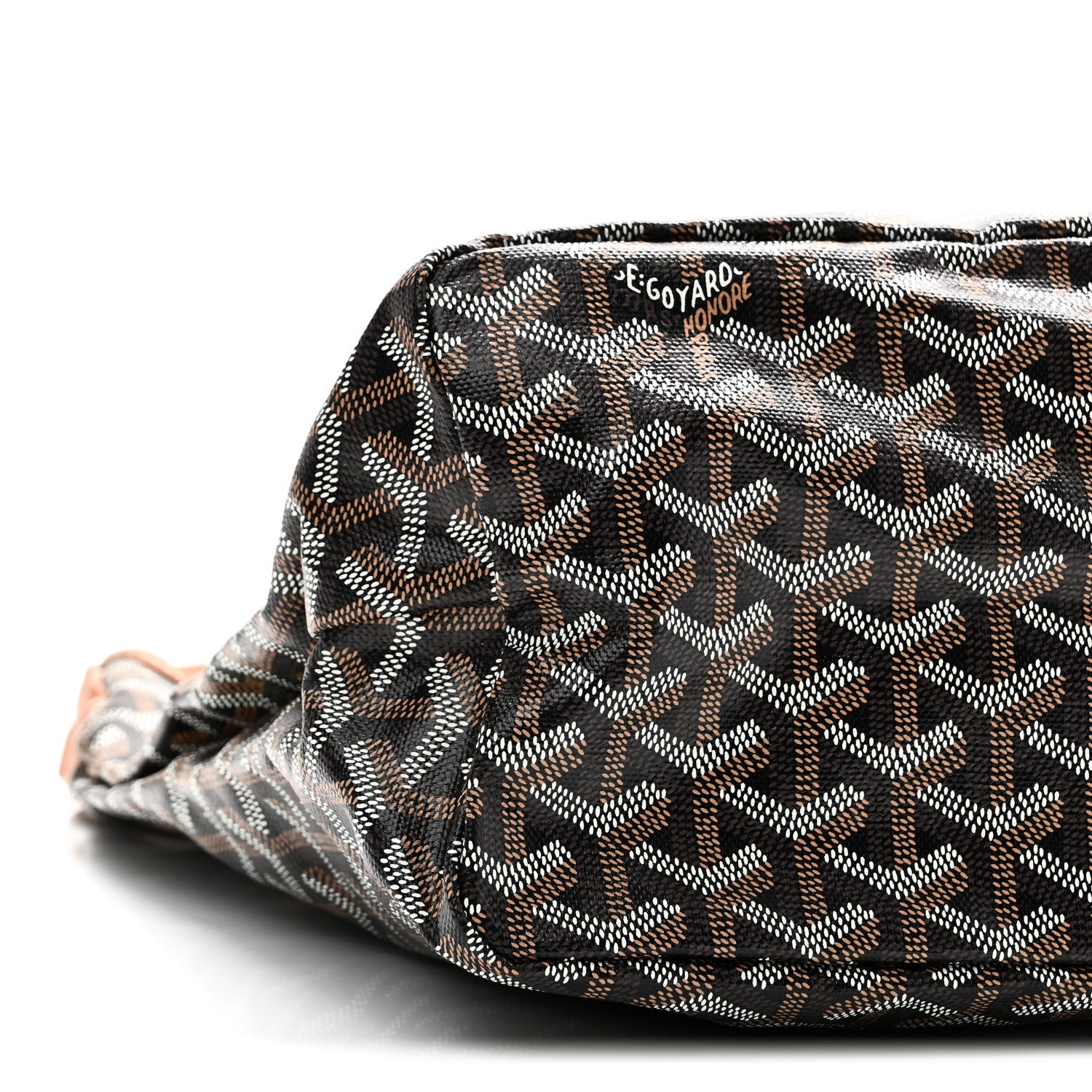 Goyardine Boheme Hobo Black Gold