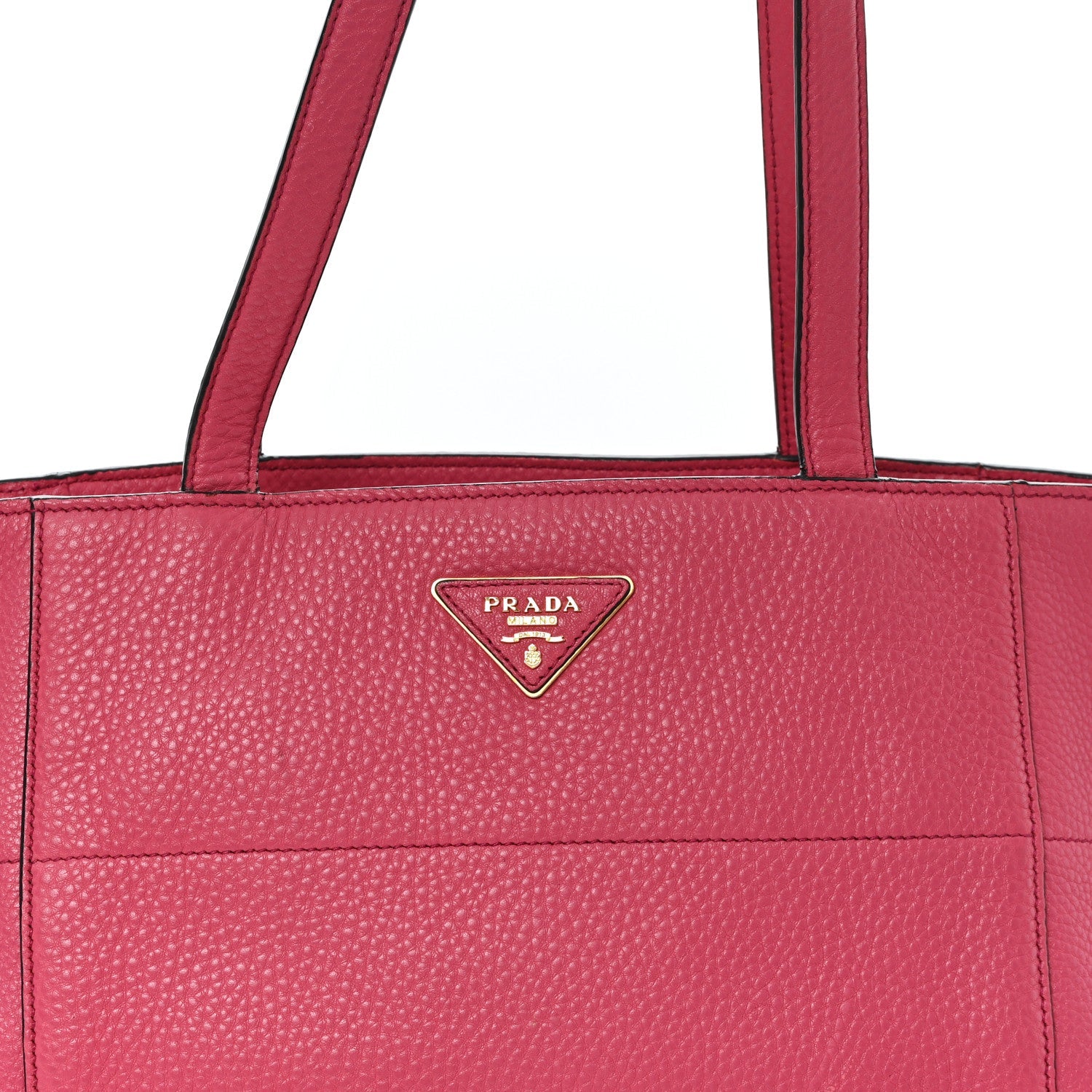 Vitello Daino Shopping Tote Peonia