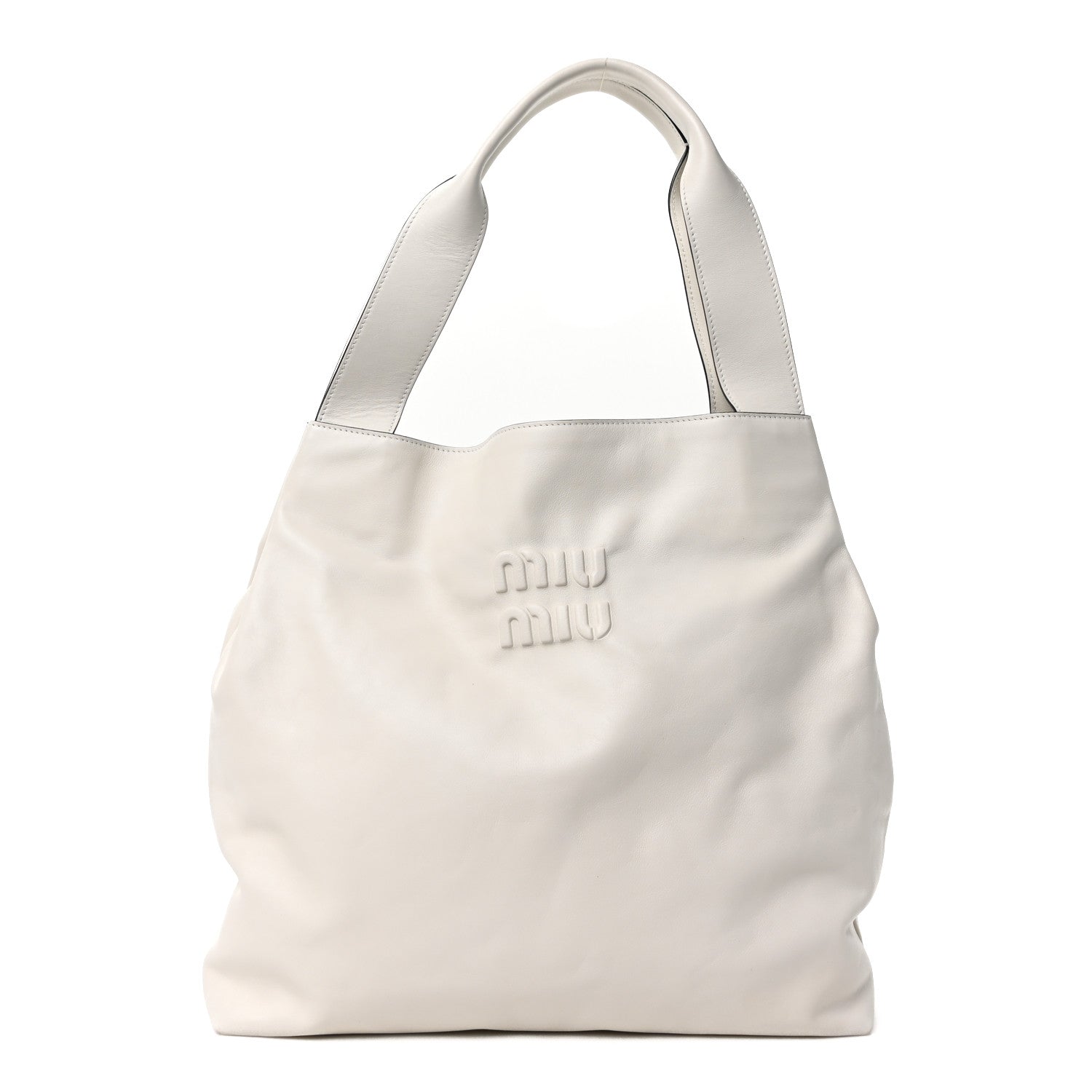 Soft Calf Hobo Bag White