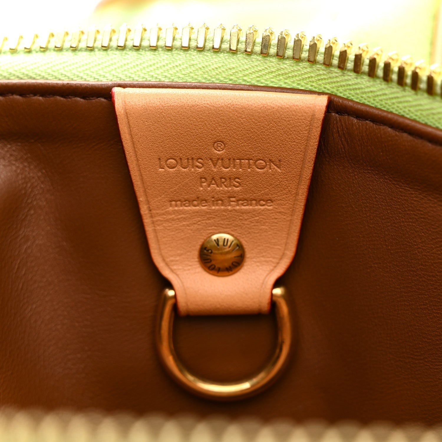 Calfskin Monogram Speedy P9 Bandouliere 40 Frozen Lime