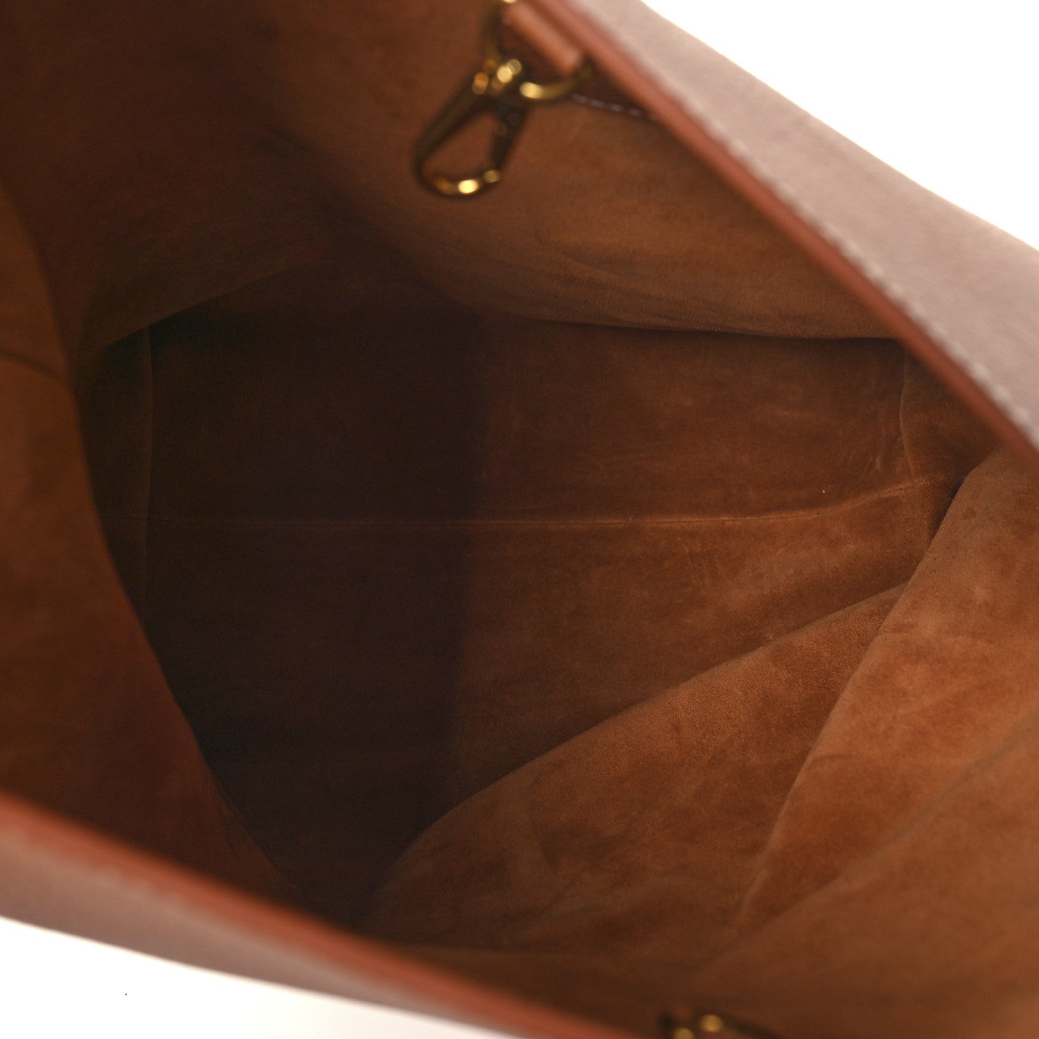 Grained Calfskin Low Key Hobo MM Cognac
