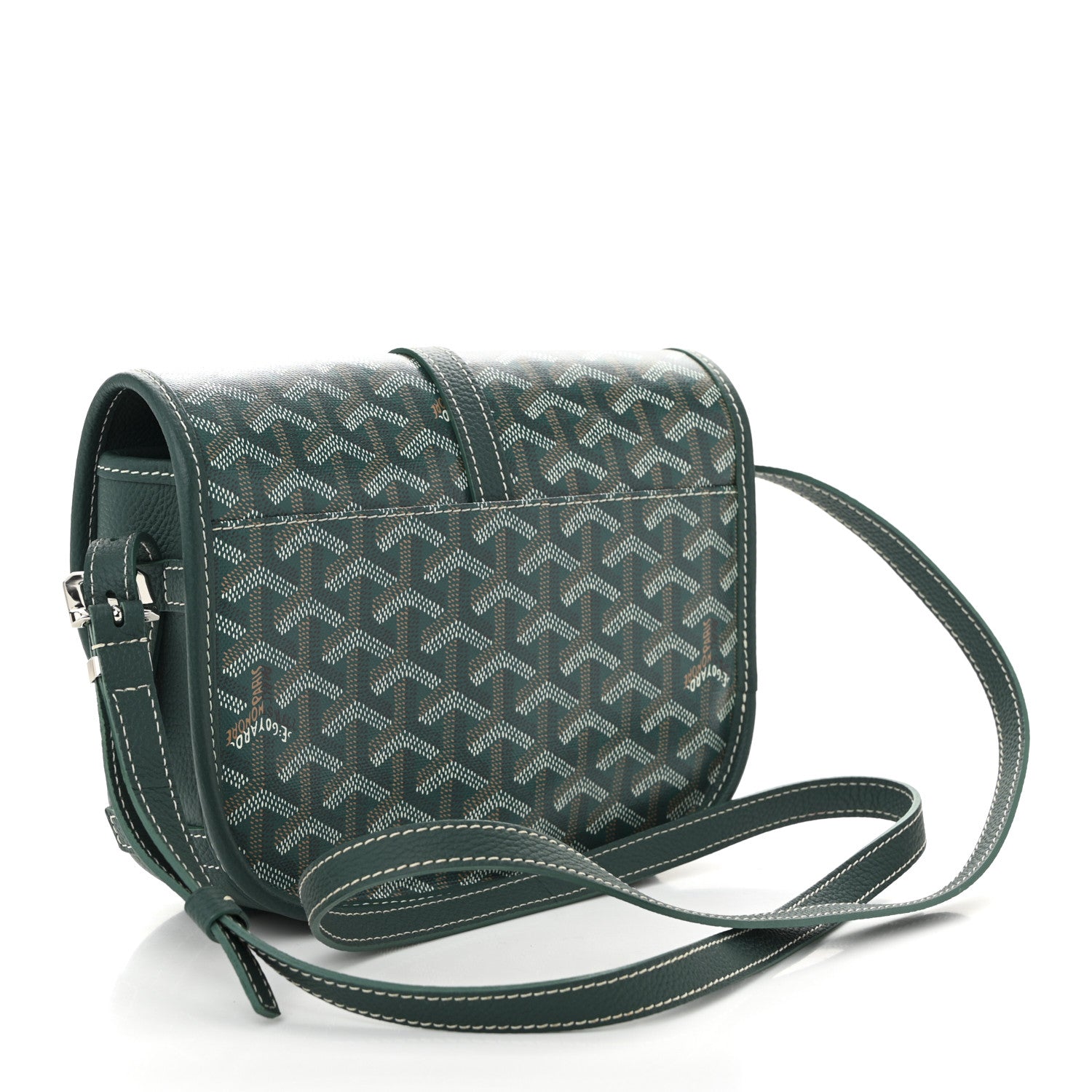 Goyardine Belvedere II PM Messenger Bag Green