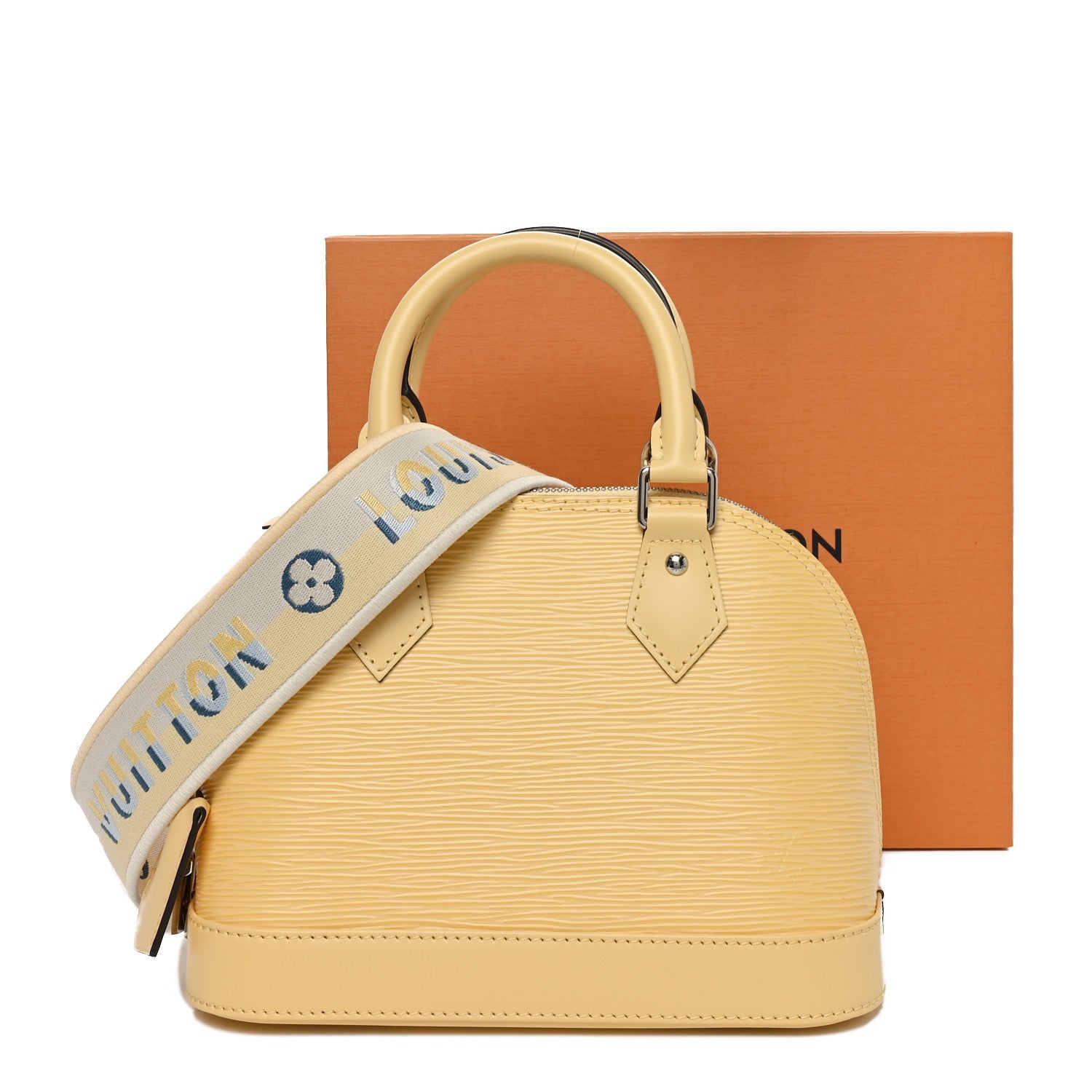 Epi Jacquard Alma BB Jaune Plume