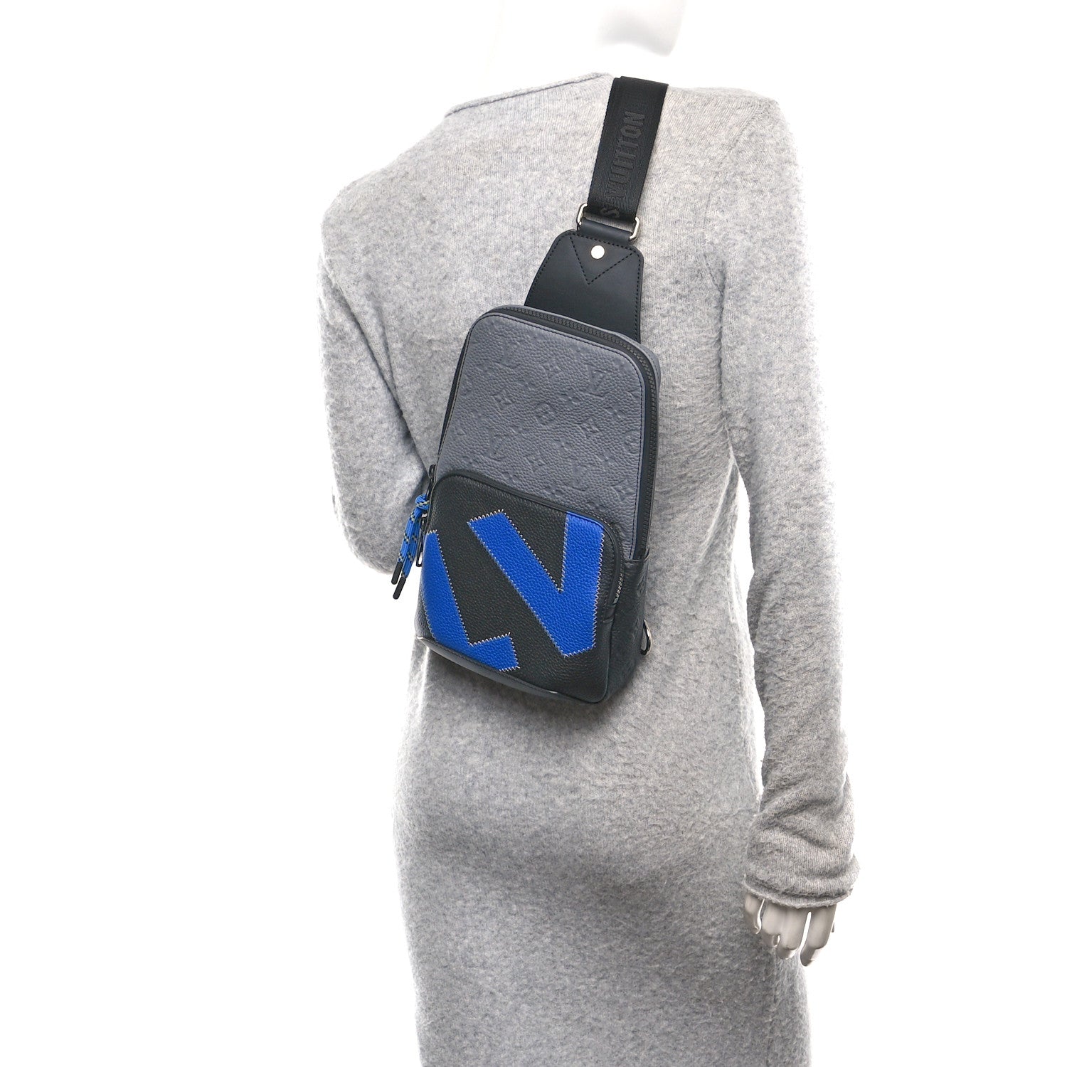 Empreinte Avenue Sling Bag Grey Blue