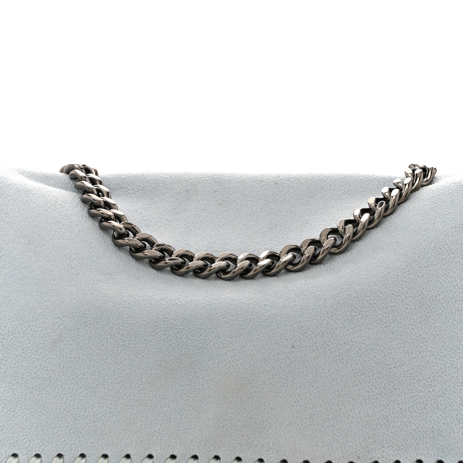 Shaggy Deer Falabella Crossbody Clutch Ice Blue