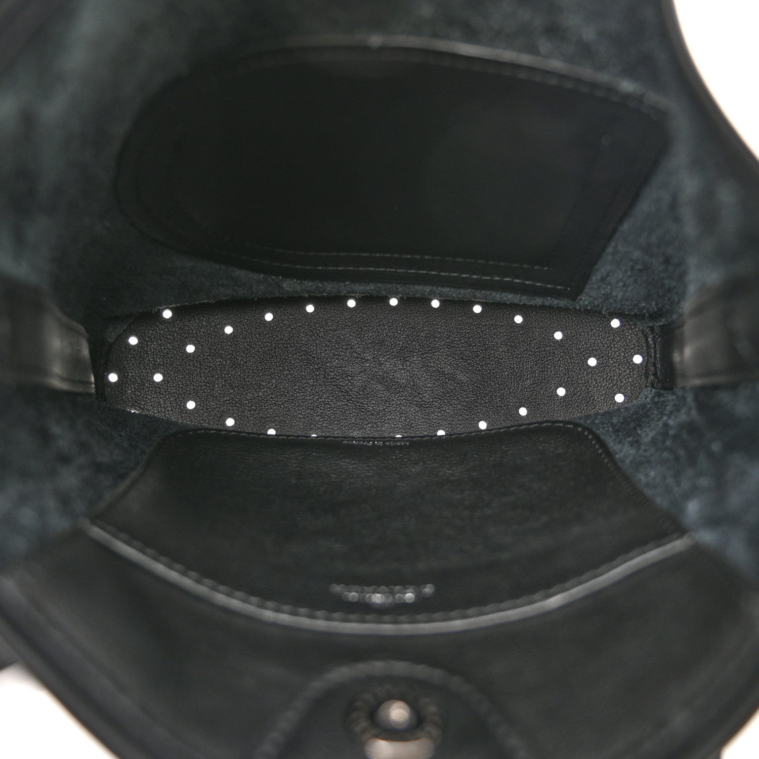 Calfskin Mini Pin Allure Bucket Black