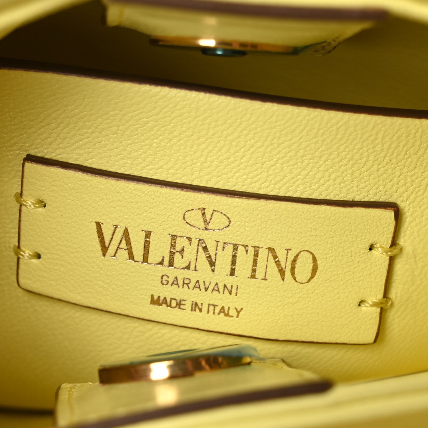 Nappa Small Roman Stud The Handle Bag Lime Sorbet