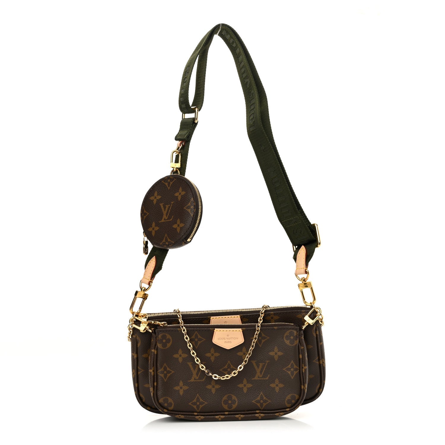 Monogram Multi Pochette Accessories Kaki