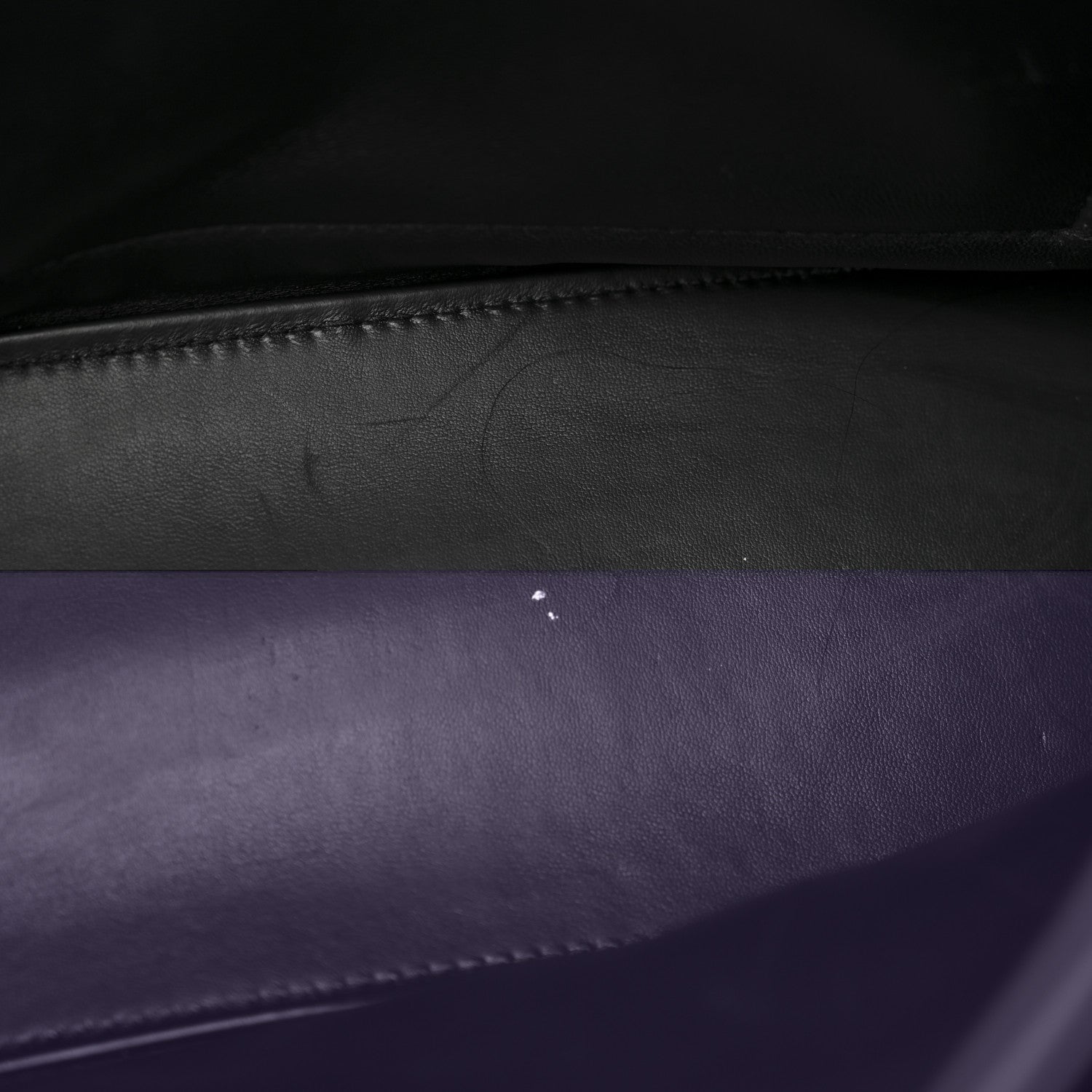 Crushed Calfskin Quilted Matte Black Hardware Large Crush Chain Bag Black