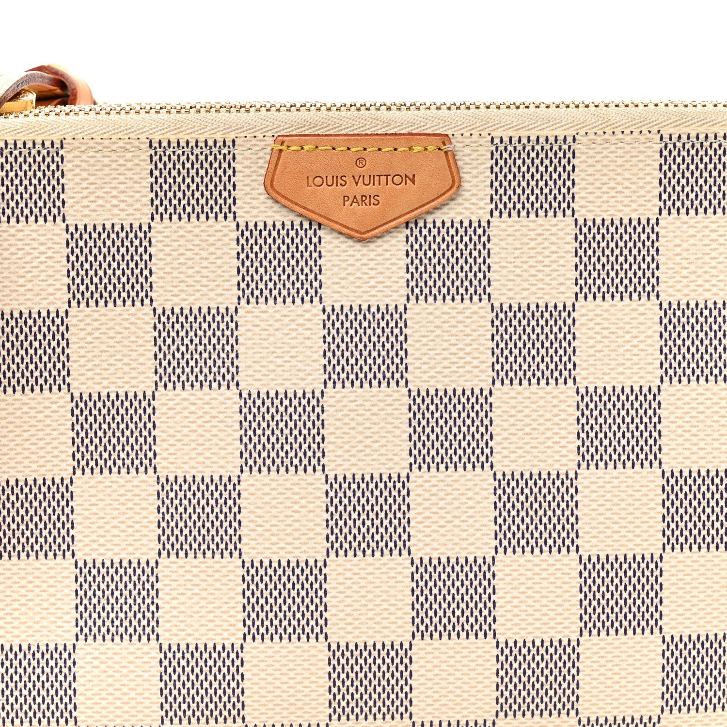 Damier Azur Double Zip Pochette