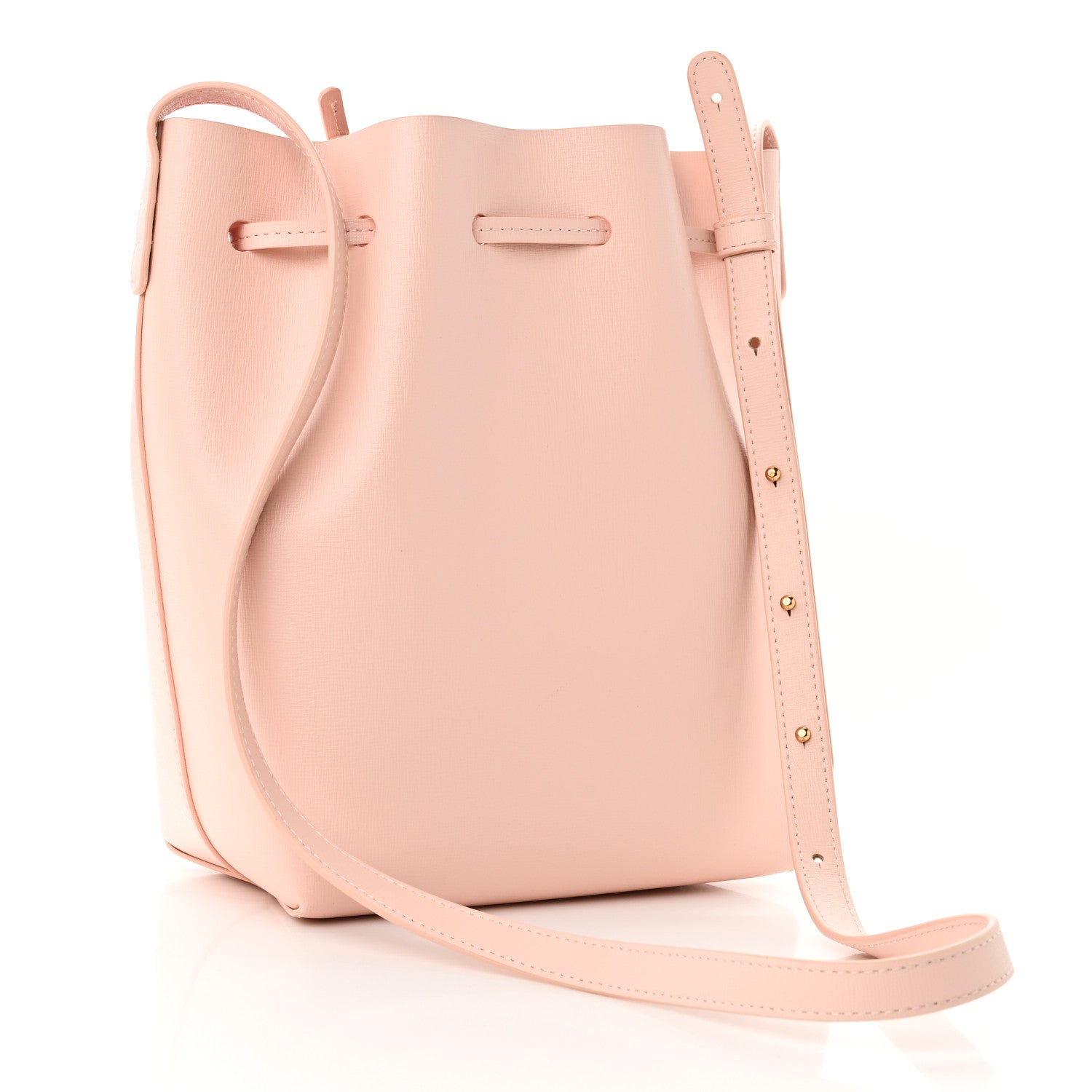 Saffiano Mini Bucket Bag Dahlia