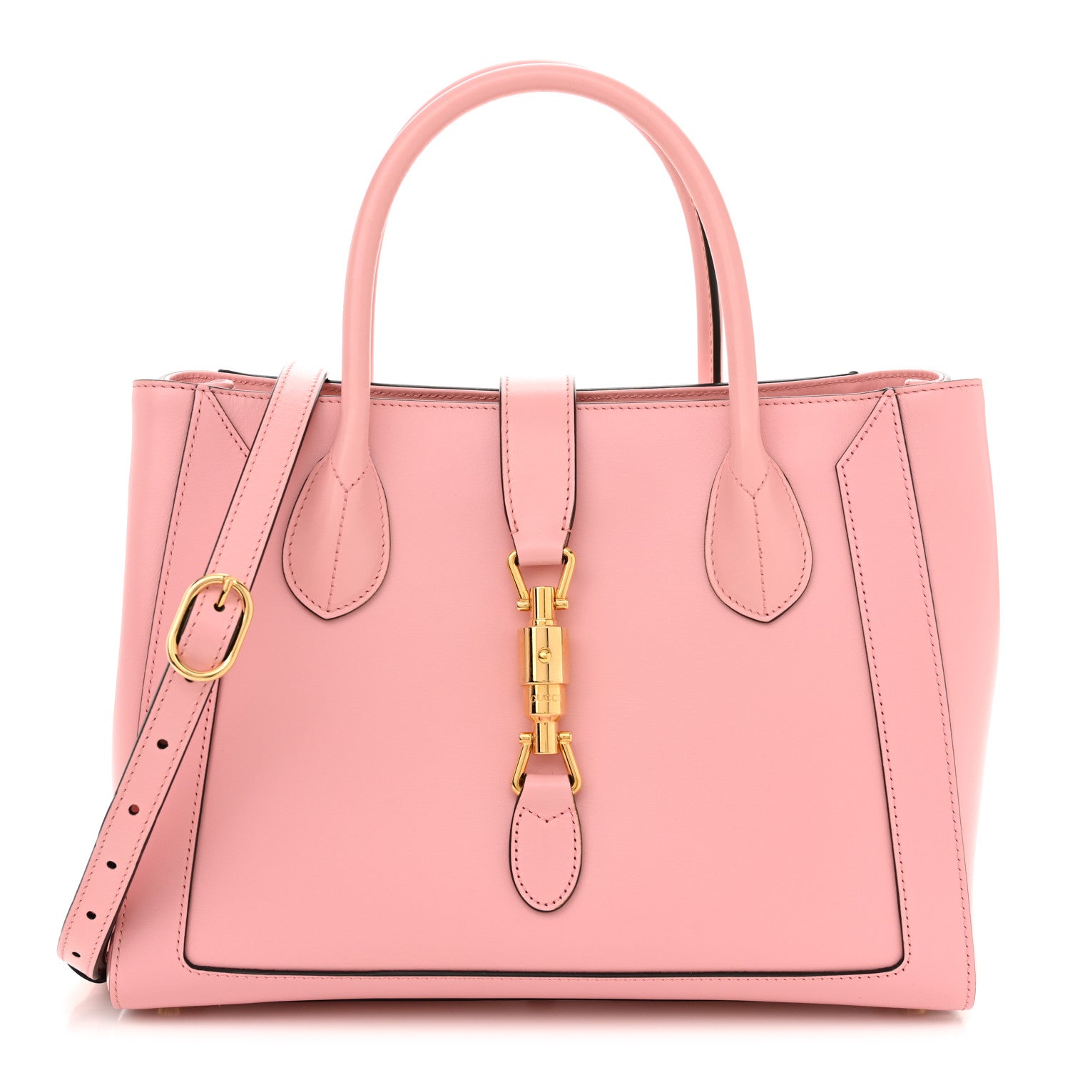 Boarded Plutone Calfskin Medium Jackie 1961 Tote Wild Rose