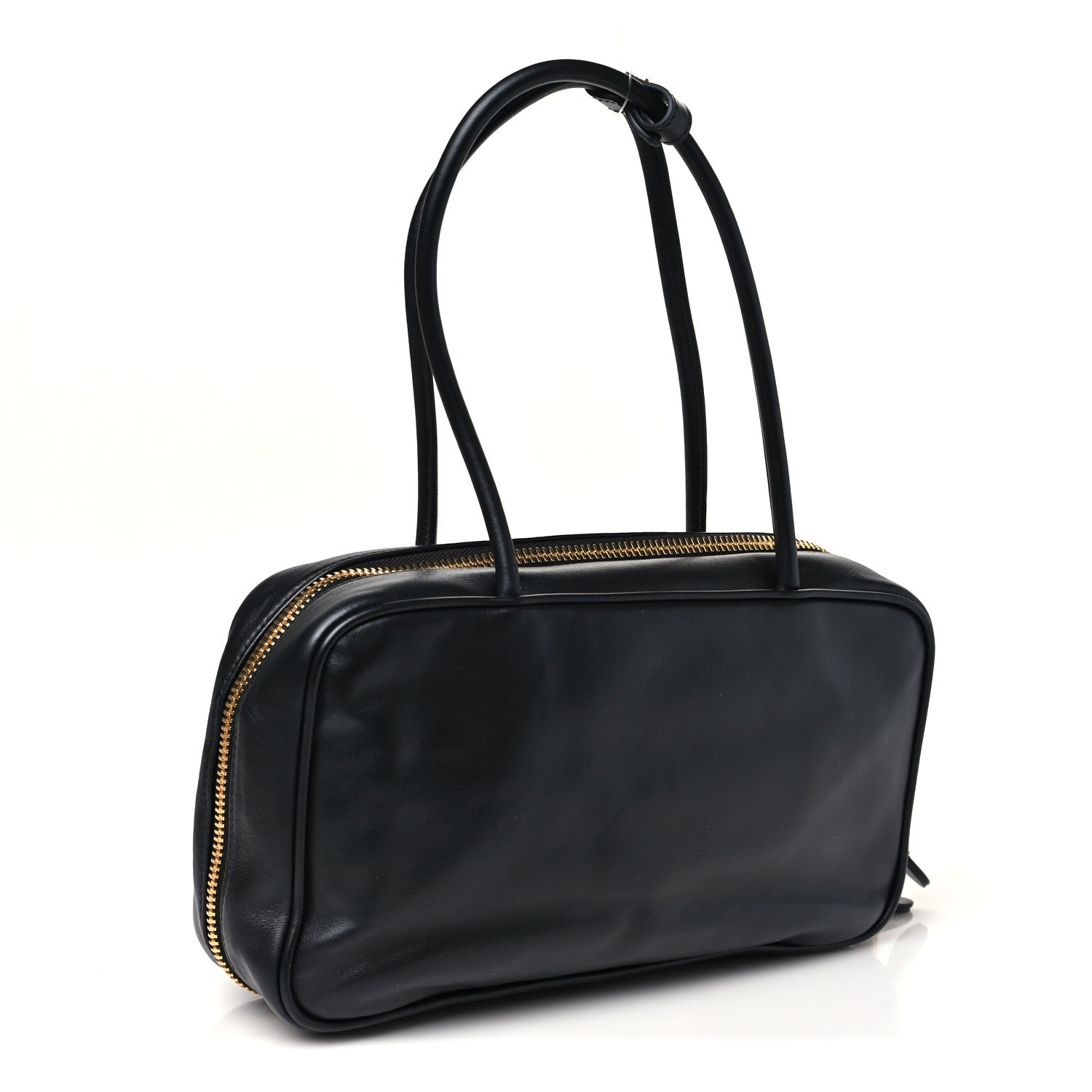 Calfskin Softy Medium Beau Top Handle Bag Black