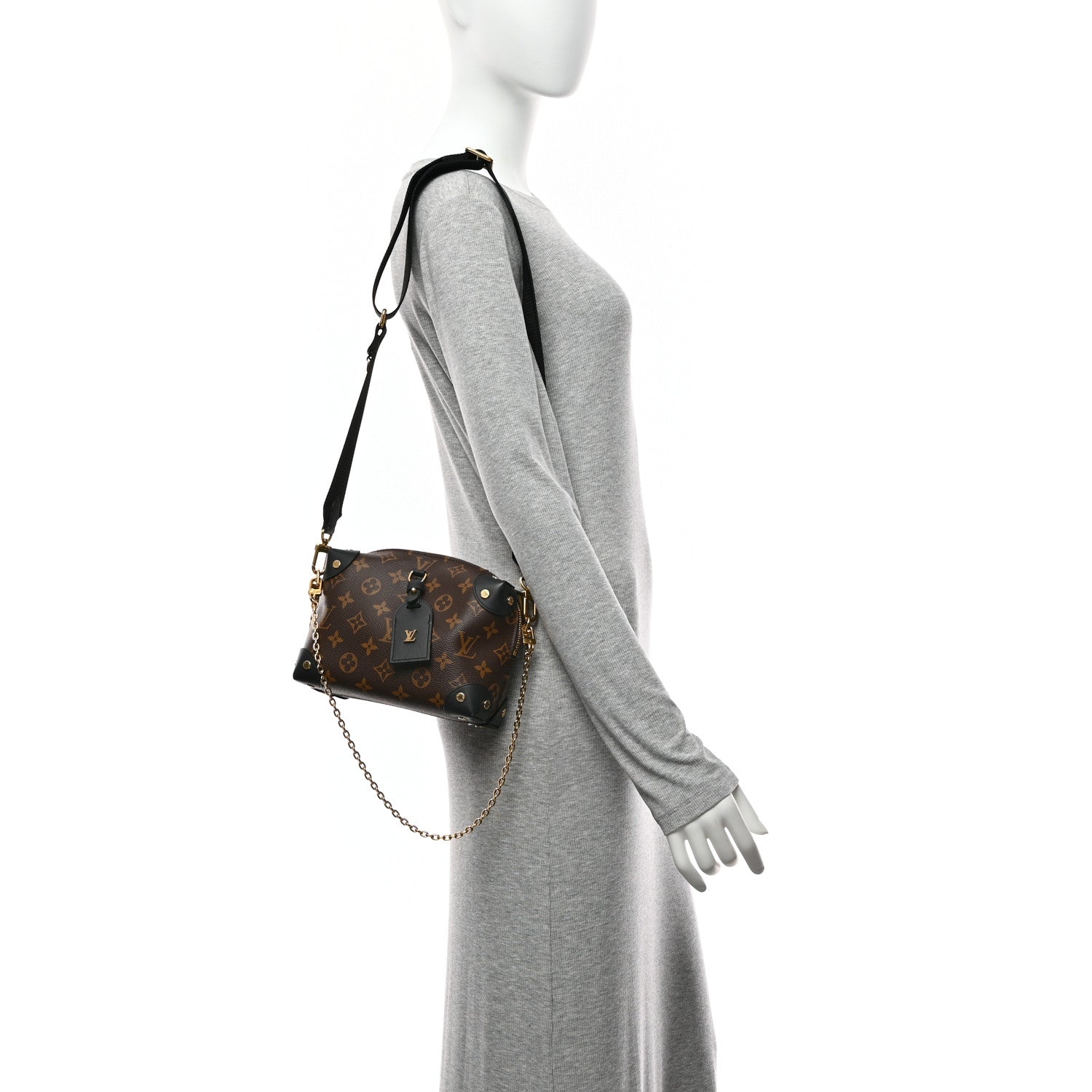 Monogram Petite Malle Souple Black