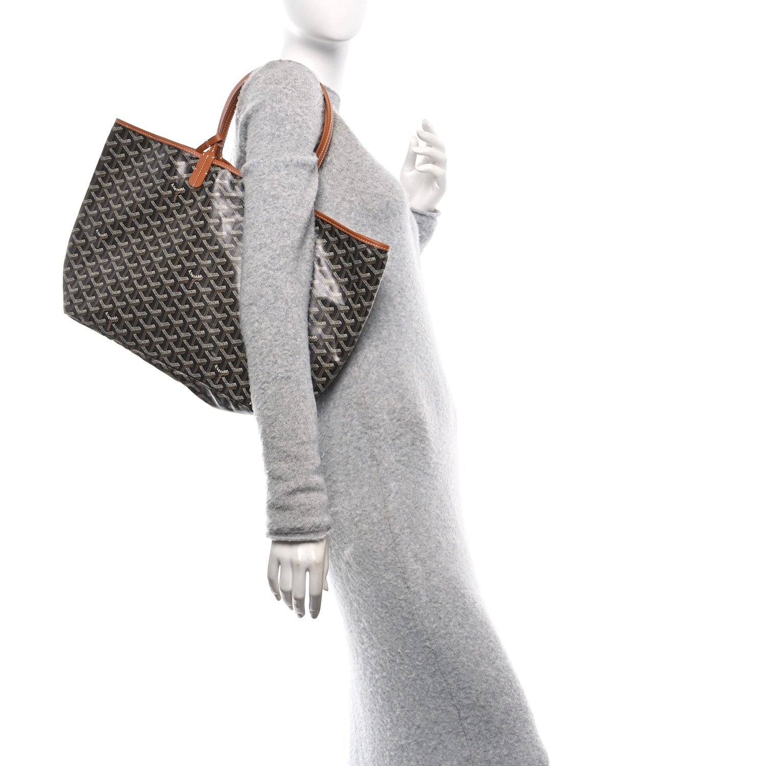 Goyardine Saint Louis PM Black Gold