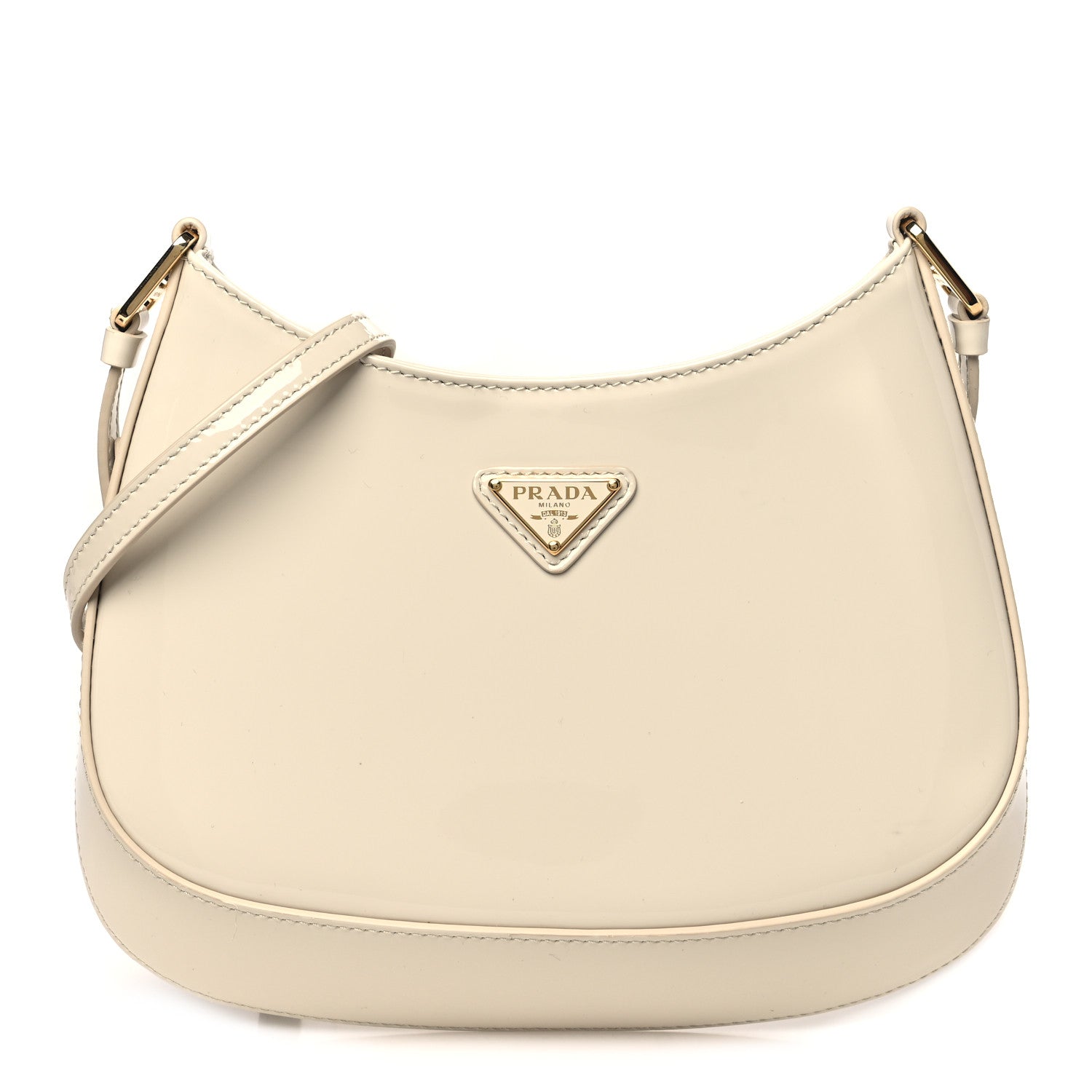 Spazzolato Cleo Adjustable Strap Shoulder Bag Avorio