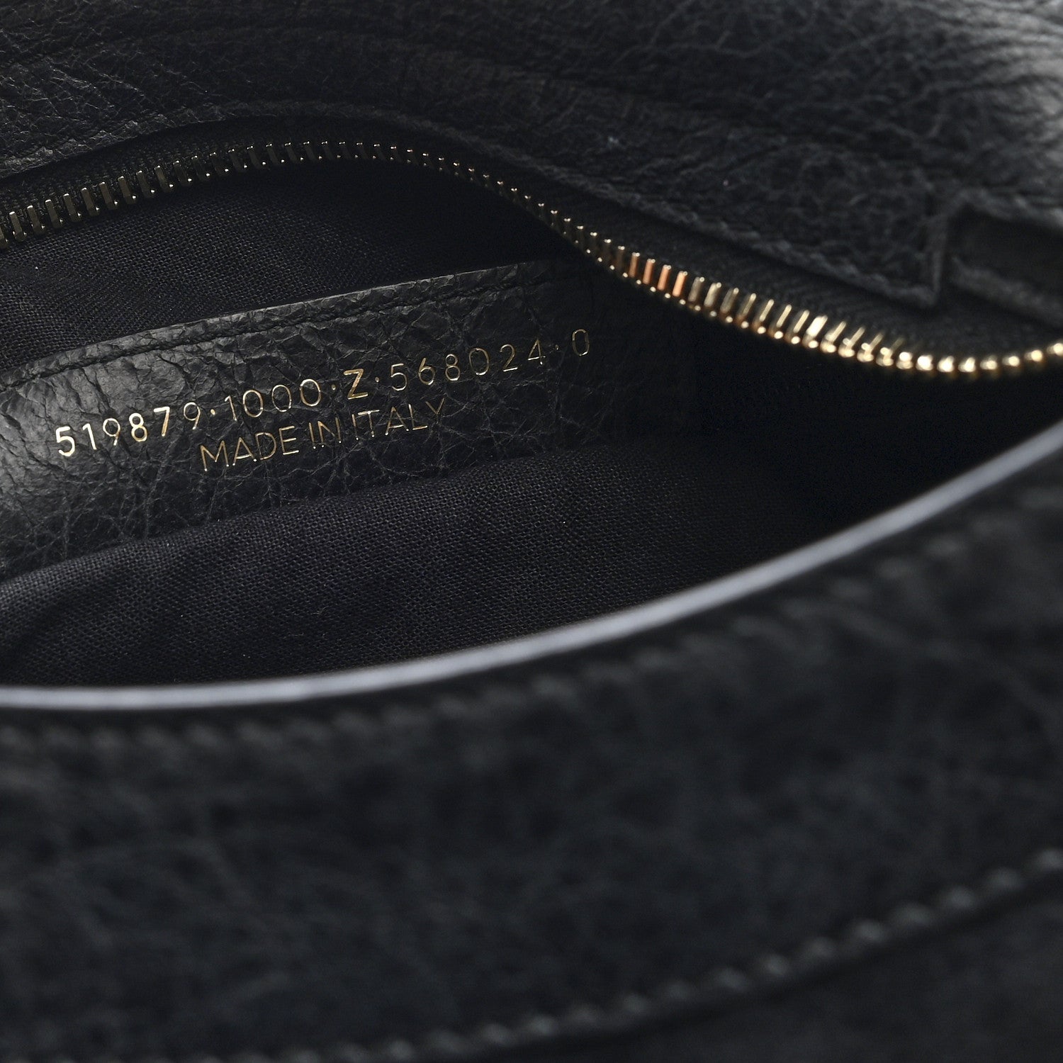 Agneau Classic Gold Hardware Town Black