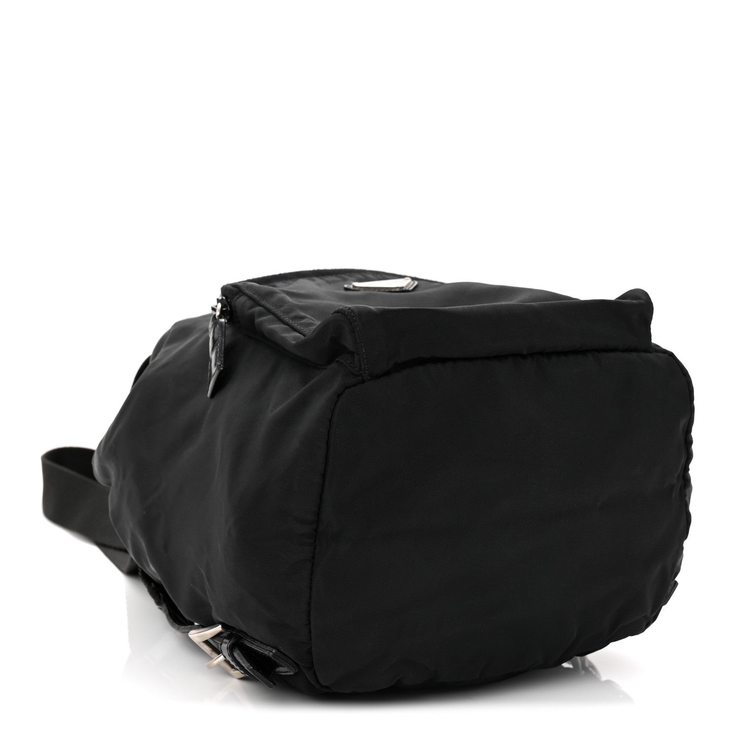 Nylon Vela Mini Cinch Backpack Black