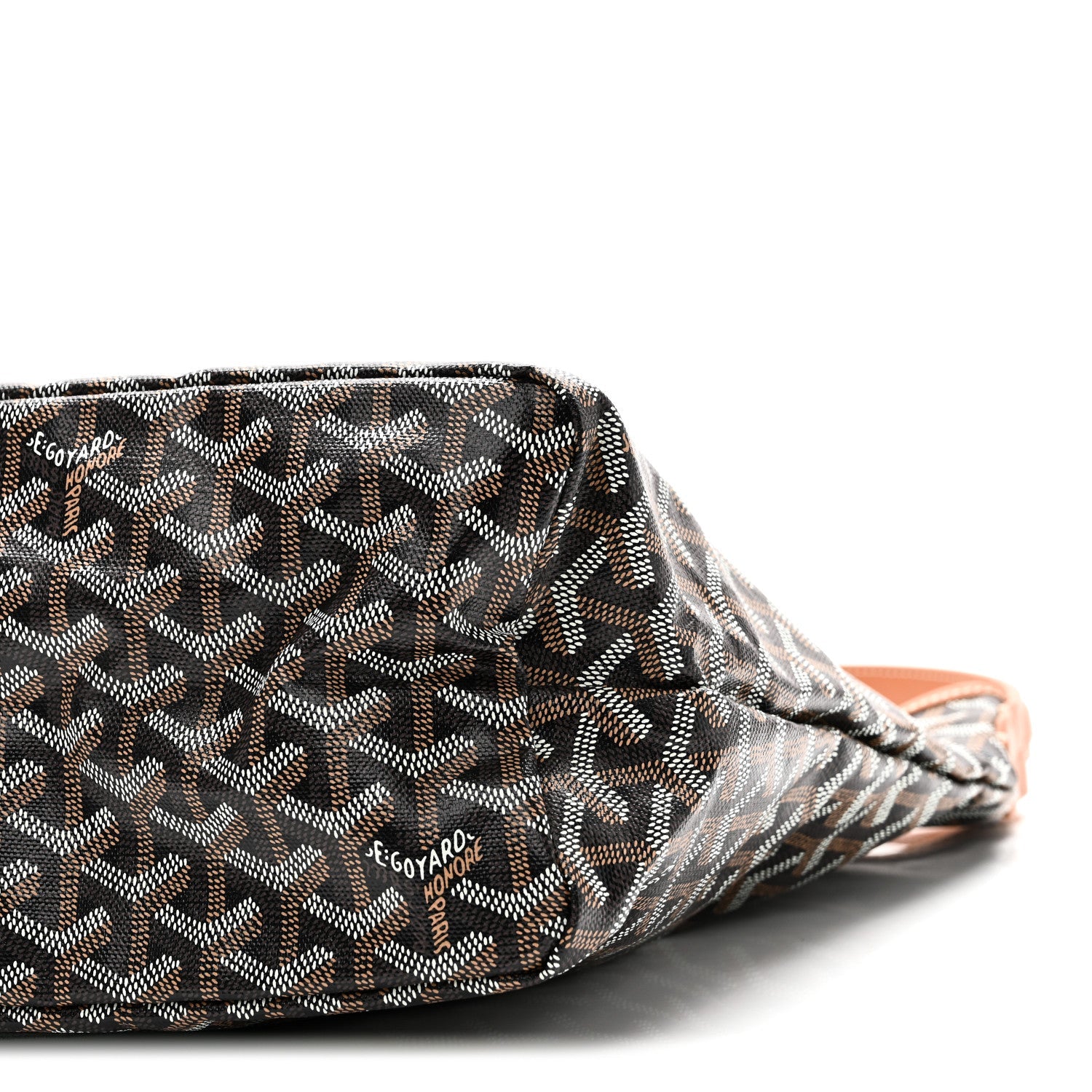 Goyardine Boheme Hobo Black Gold